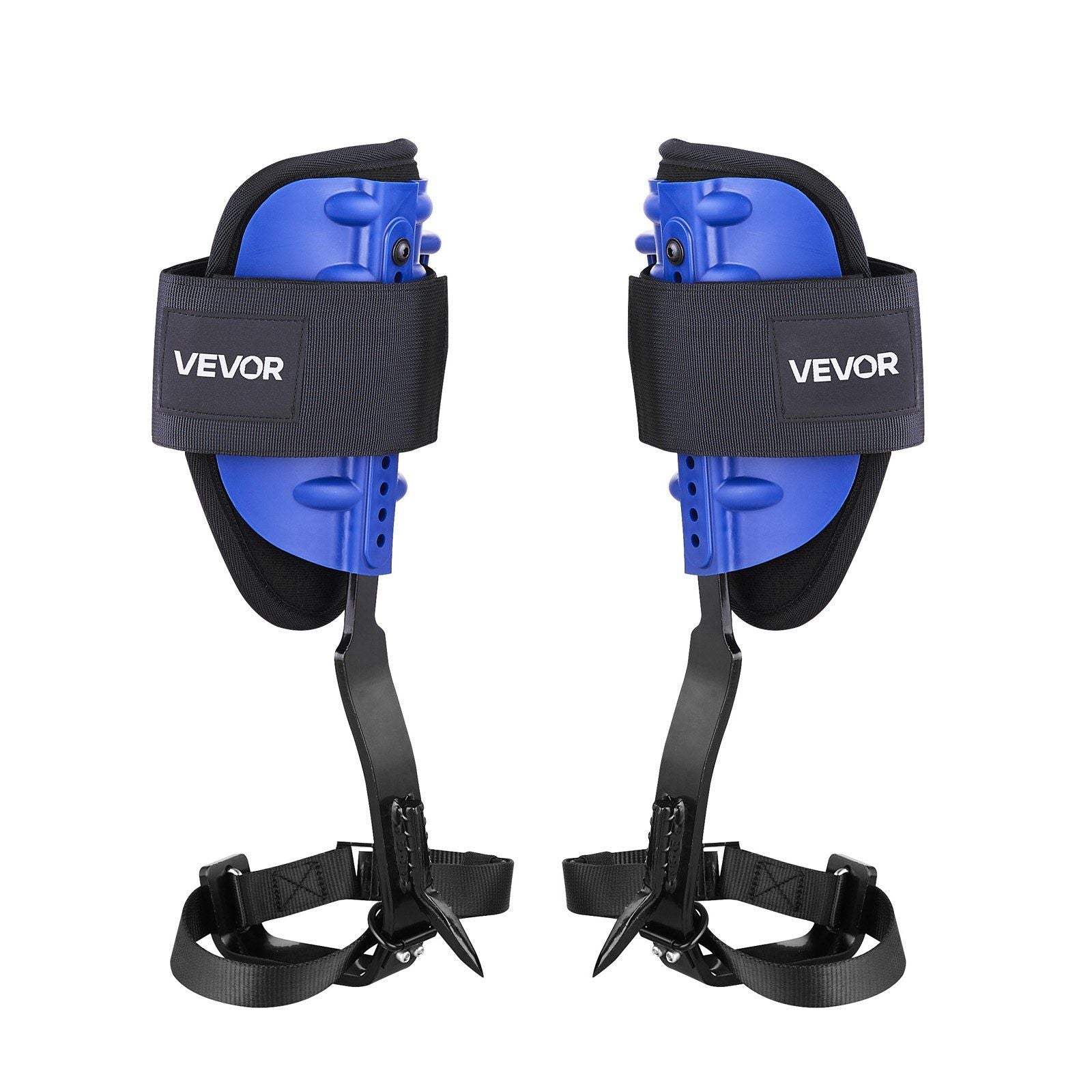 Tree Climbing Spikes Set, Height-Adjustable Tree Climbing Gear with Straps & Harness, 159 kg Load Capacity, Heavy Duty Steel Climb Spurs Arborist Equipment for Fruit Picking Hunting