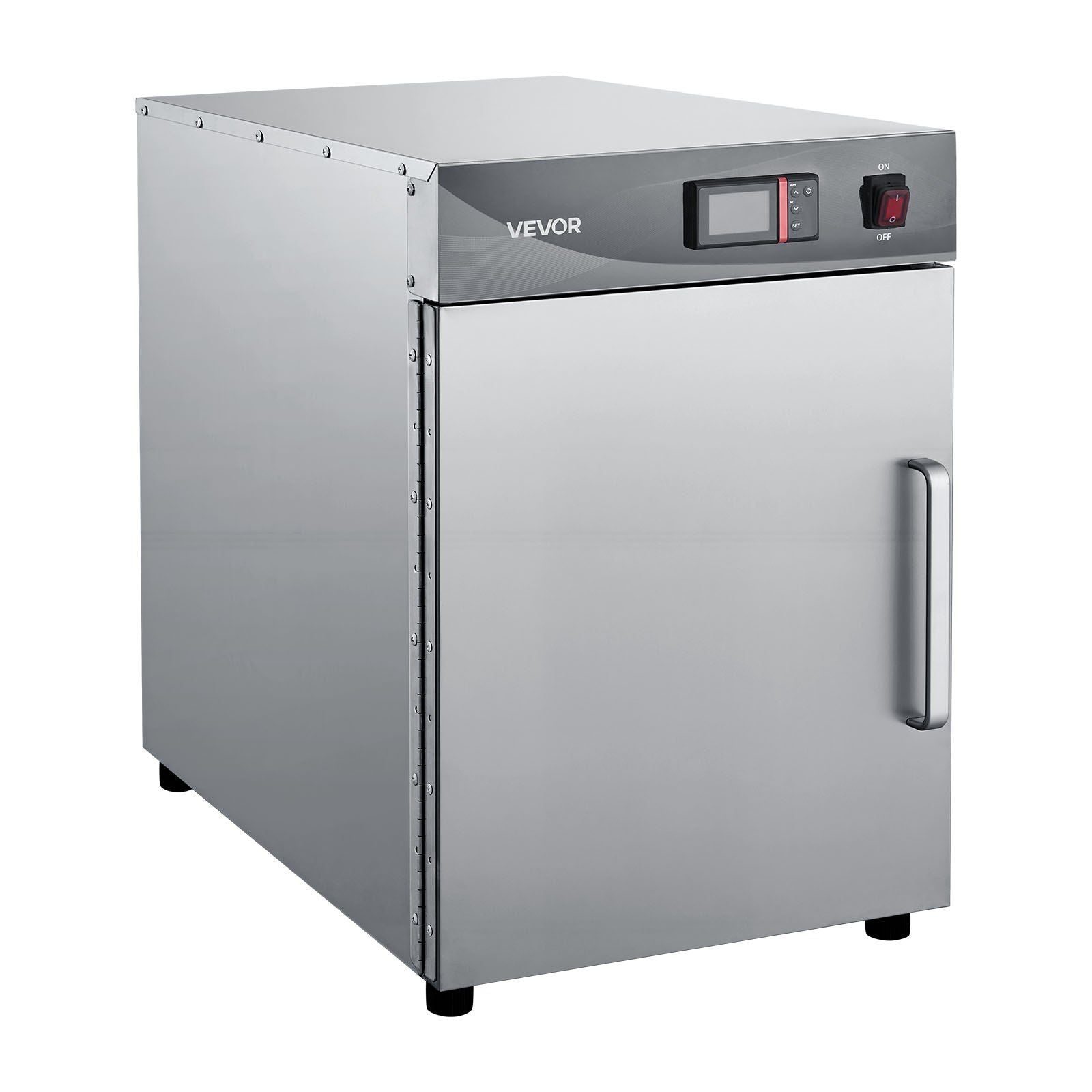 Electric Hot Box Food Warmer, 4-Tier Commercial Warming Cabinet with Water Tray, Single-Door and Adjustable Shelves, Stainless Steel Food Warmer Cabinet, for Restaurant, Kitchen, Pizza, Chicken