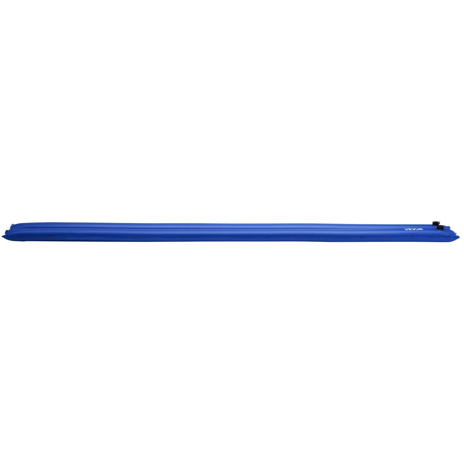Pool Cover Water Bags, 5 Packs 2560 mm, Double Chamber Pool Cover Water Tubes, 0.4mm Thick PVC Bags Weights with Leakproof Screw Cap, for Inground Swimming-Pool Covers Winter Closing, Blue