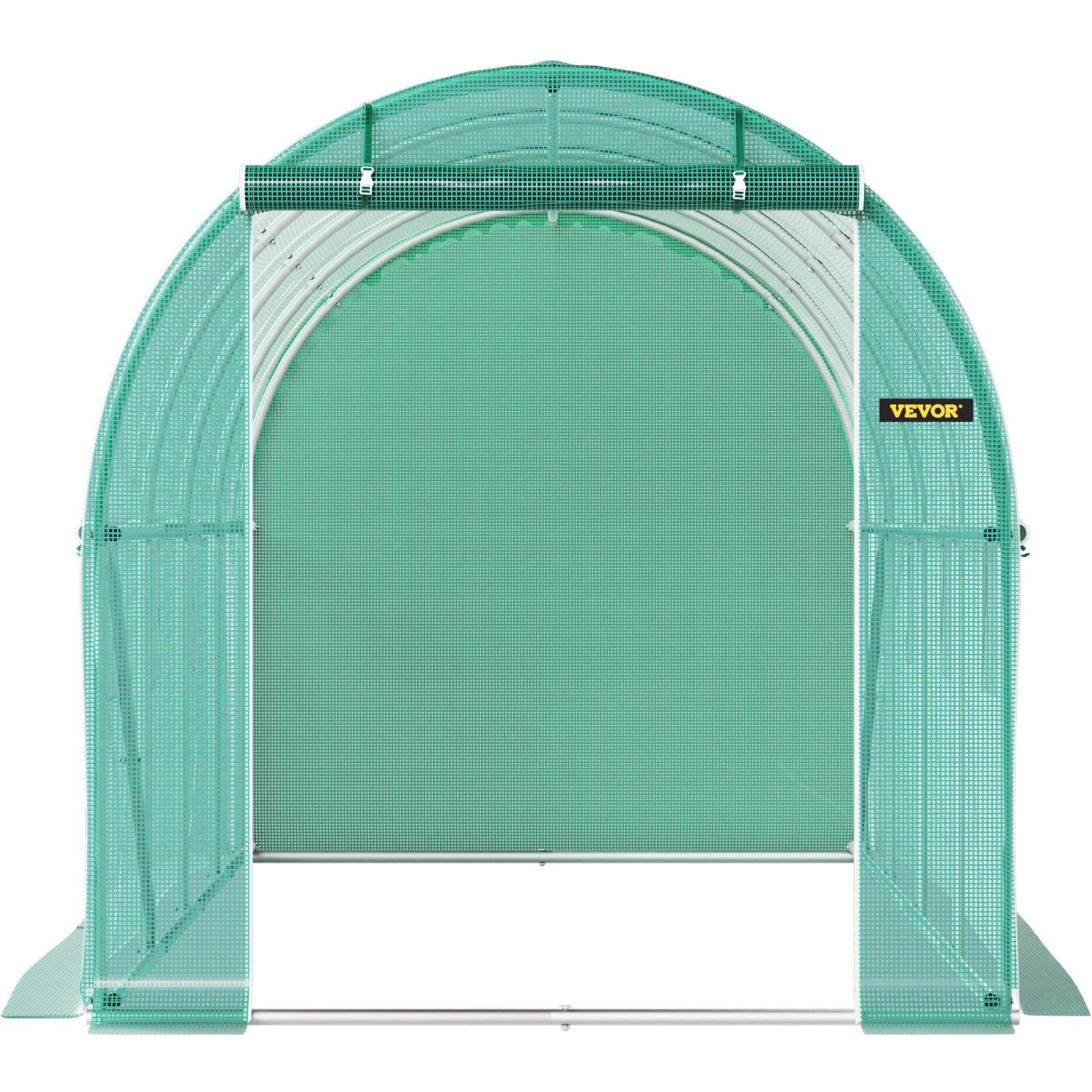 VEVOR Walk-in Tunnel Greenhouse Galvanized Frame & Waterproof Cover 15x7x7 ft