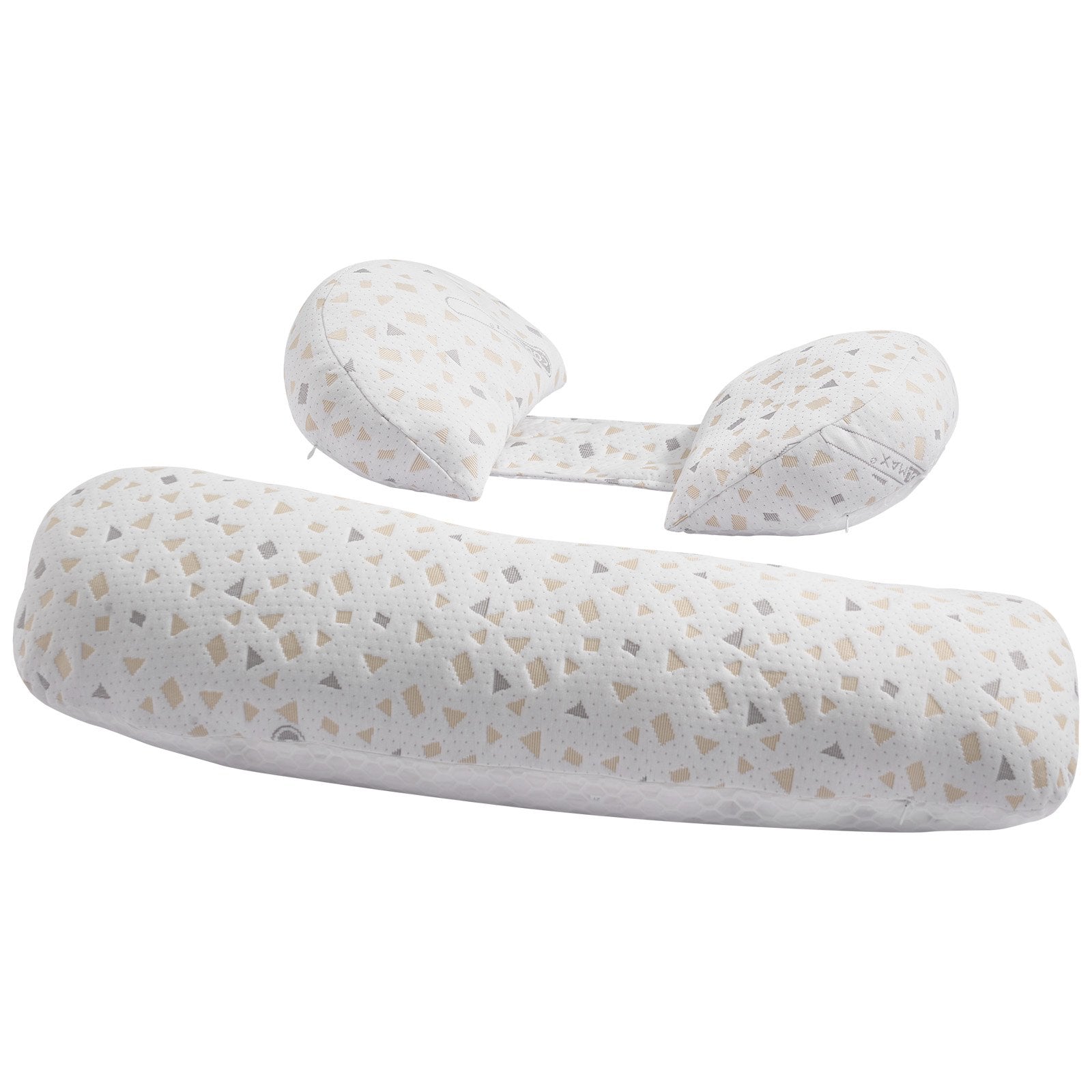 VEVOR Pregnancy Pillows, Adjustable Maternity Pillow for Pregnant Women, Soft Pregnancy Body Pillow with Removable & Washable Cover for Back Belly Hip Support, Lightweight and Portable