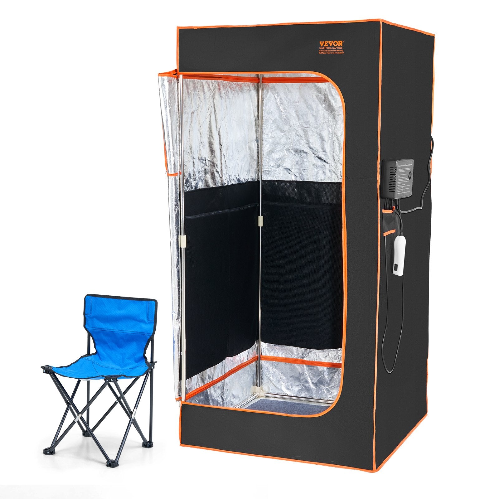 VEVOR Sauna Tent Far Infrared 1400W Personal Home Spa Loss Weight Detox Therapy