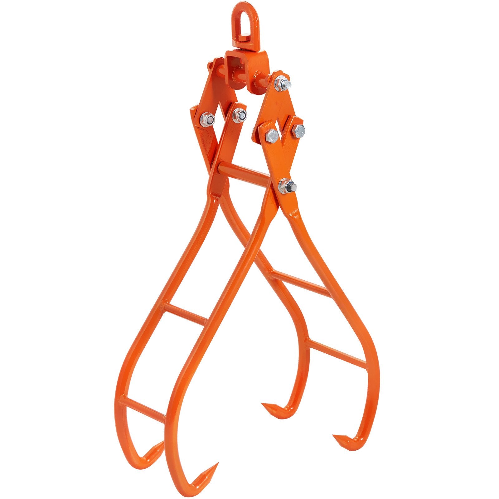 VEVOR Timber Claw Hook, 36 inch 4 Claw Log Grapple for Logging Tongs, Swivel Steel Log Lifting Tongs, Eagle Claws Design with 3307 lbs/1500 kg Loading Capacity for Tractors, ATVs, Trucks, Forklifts
