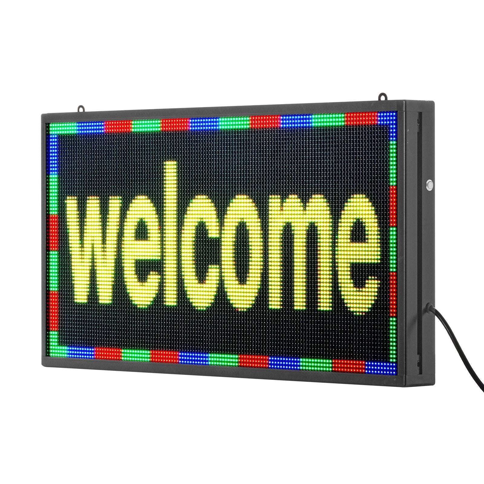 VEVOR 27x14in Programmable LED Sign Digital Scrolling Display Board P5 Fullcolor