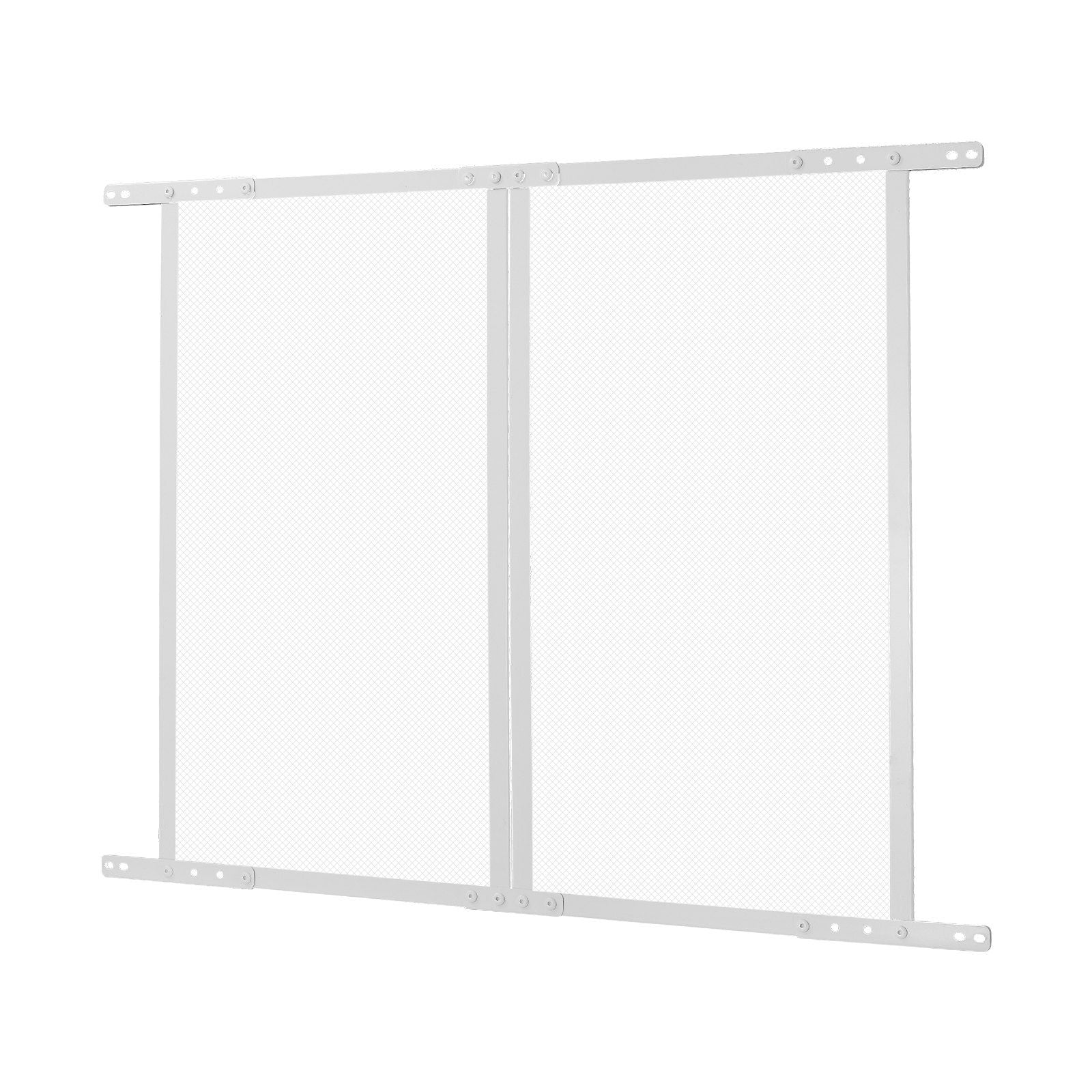 RV Screen Door Protector, 800 x 723.9 mm Door Grille, Easy to Install and Disassemble, Reinforced Breathable Protective Mesh, Aluminum Alloy Camper RV Entry Protector for Pet Protection, White
