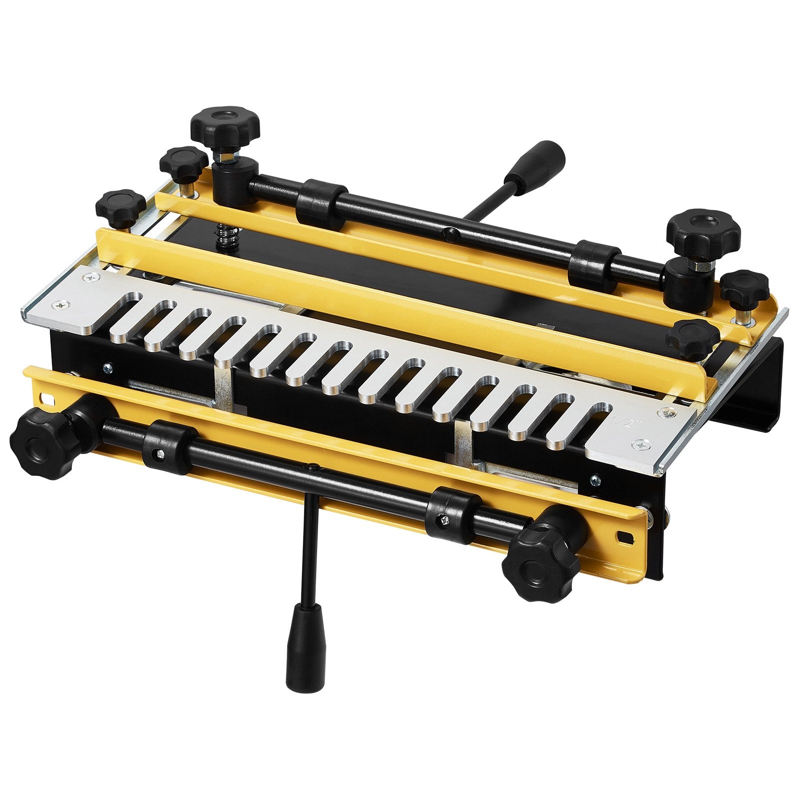 VEVOR Dovetail Jig, 310 mm Width, Dove Tailing Router Jigs with Router Bit & 1/2” Template, Precise Alignment Dove Tail Jig, Mortise and Tenon Jig Woodworking Tools for Furniture & Wood Cabinet Making