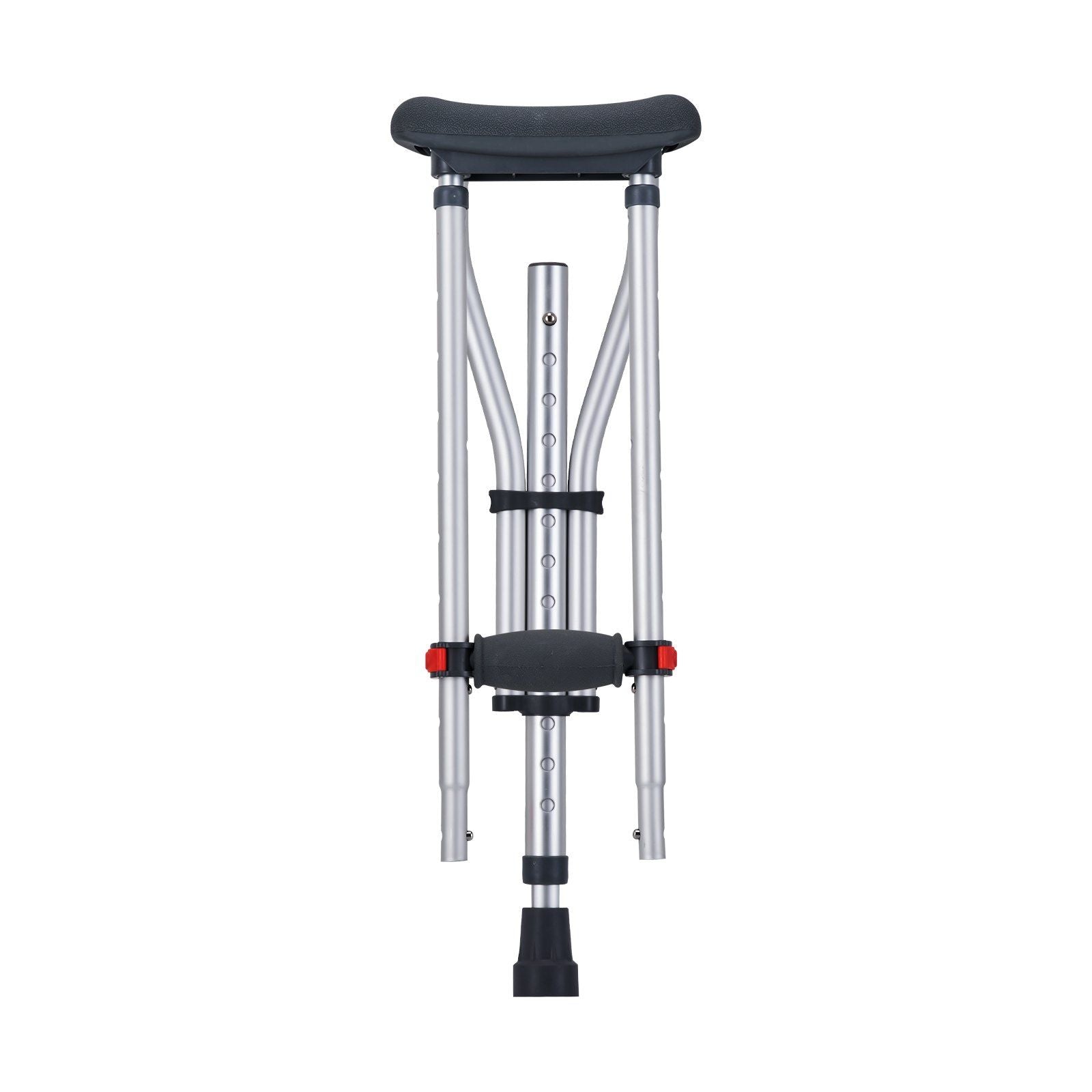 Underarm Crutches, 13-Level Height Adjustable Underarm Walking Crutches, Lightweight Aluminum Crutches for Adults Teenager - with Soft Underarm Pad for Leg Injury Surgery Disabled, 1 Pair 300LBS