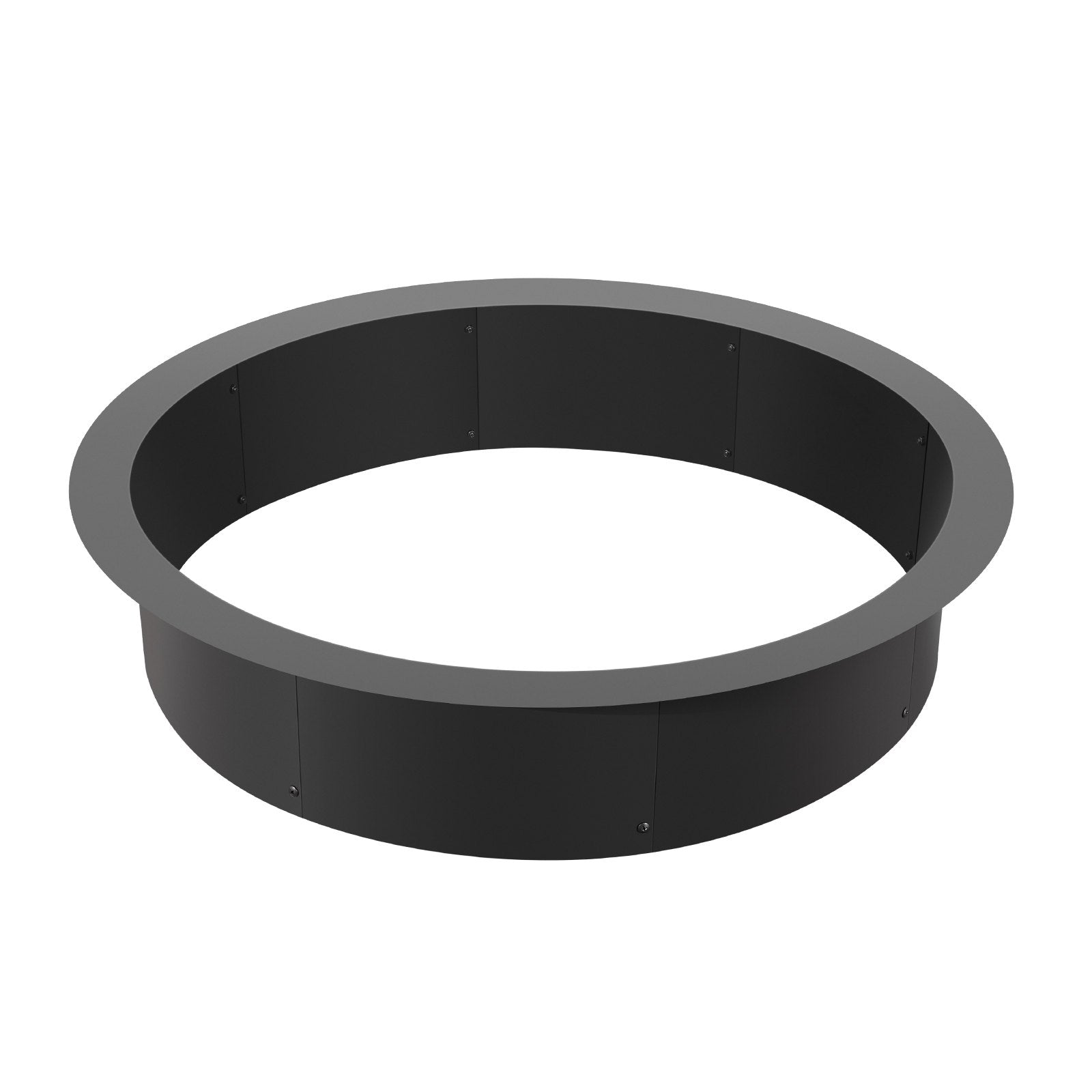 VEVOR Fire Pit Ring, 40-Inch Outer/36-Inch Inner Diameter, 10inch Height 2.5mm Thick Fire Pit Insert, Heavy Duty Carbon Steel Liner DIY Campfire Ring above or In-Ground, for Outdoor Camping, Bonfires