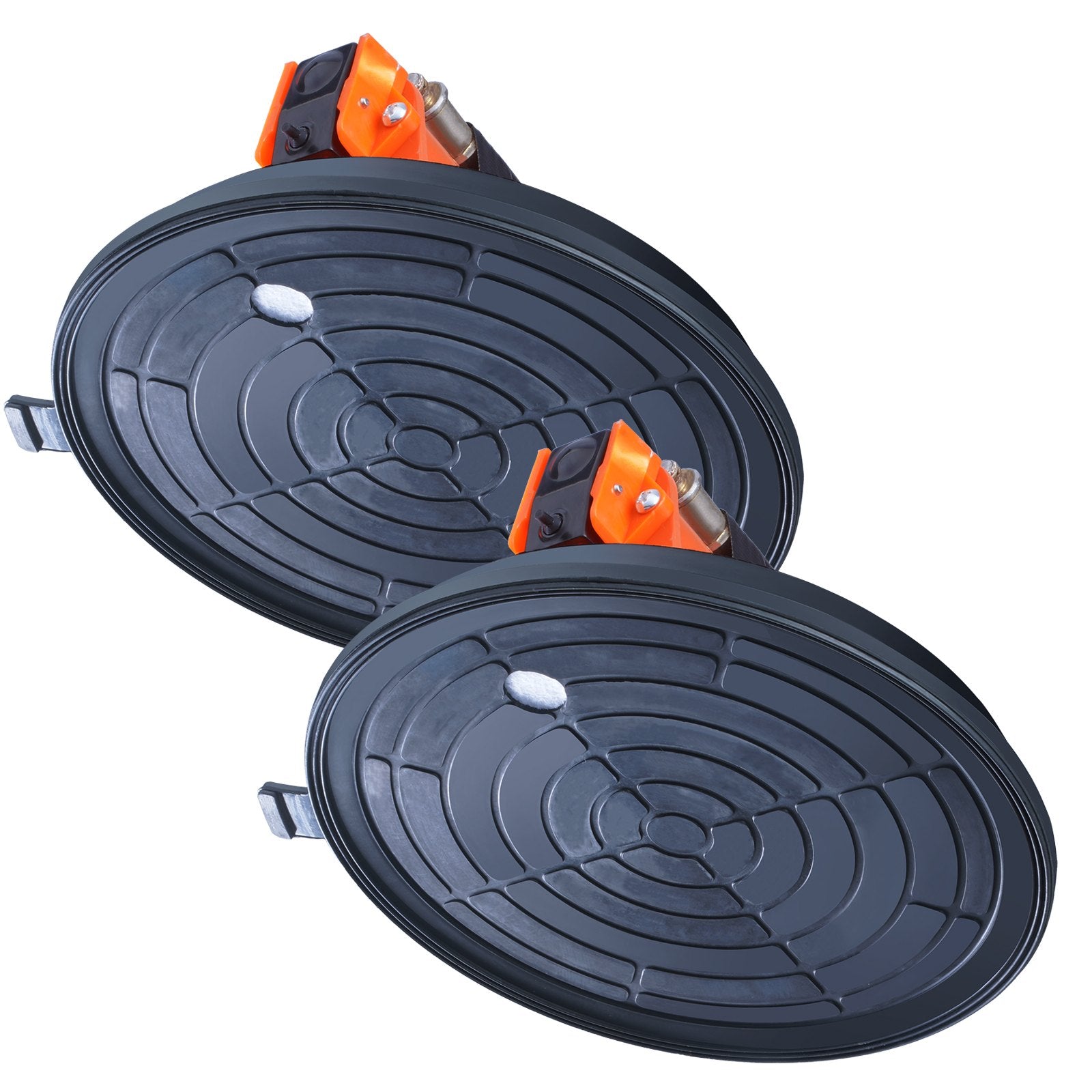 VEVOR Glass Suction Cup, 203 mm 2 Pack 278 kg Capacity, Vacuum Suction Cup with ABS Handle and Carry Box, Heavy Duty Industrial Suction Cup Lifter Tool for Glass, Granite, Tile, Metal, Wood Lifting