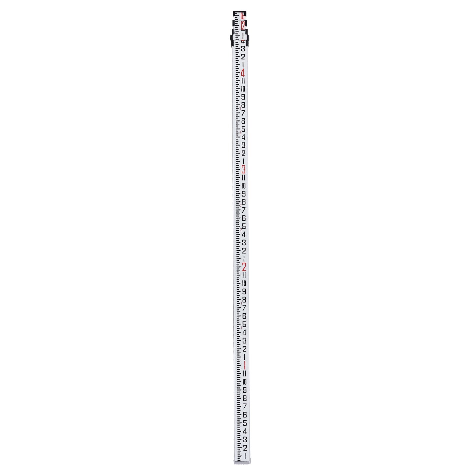 VEVOR Measuring Rod 16-Feet/8ths 4 Sections Telescopic Grade Rod 1/8in w/ Bag