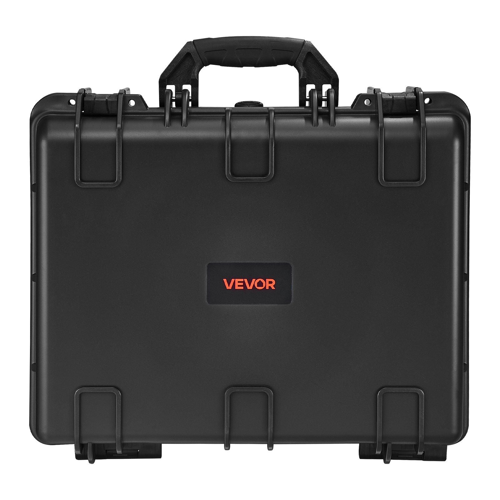 Hard Pistol Case, Heavy Duty Hard Gun Case with XPE Foam Interior, Waterproof Pistol Storage Box with Customizable Lining & Handle for Gun, Lenses, Camera, Gear, TSA Compliant, 475x415x215 mm