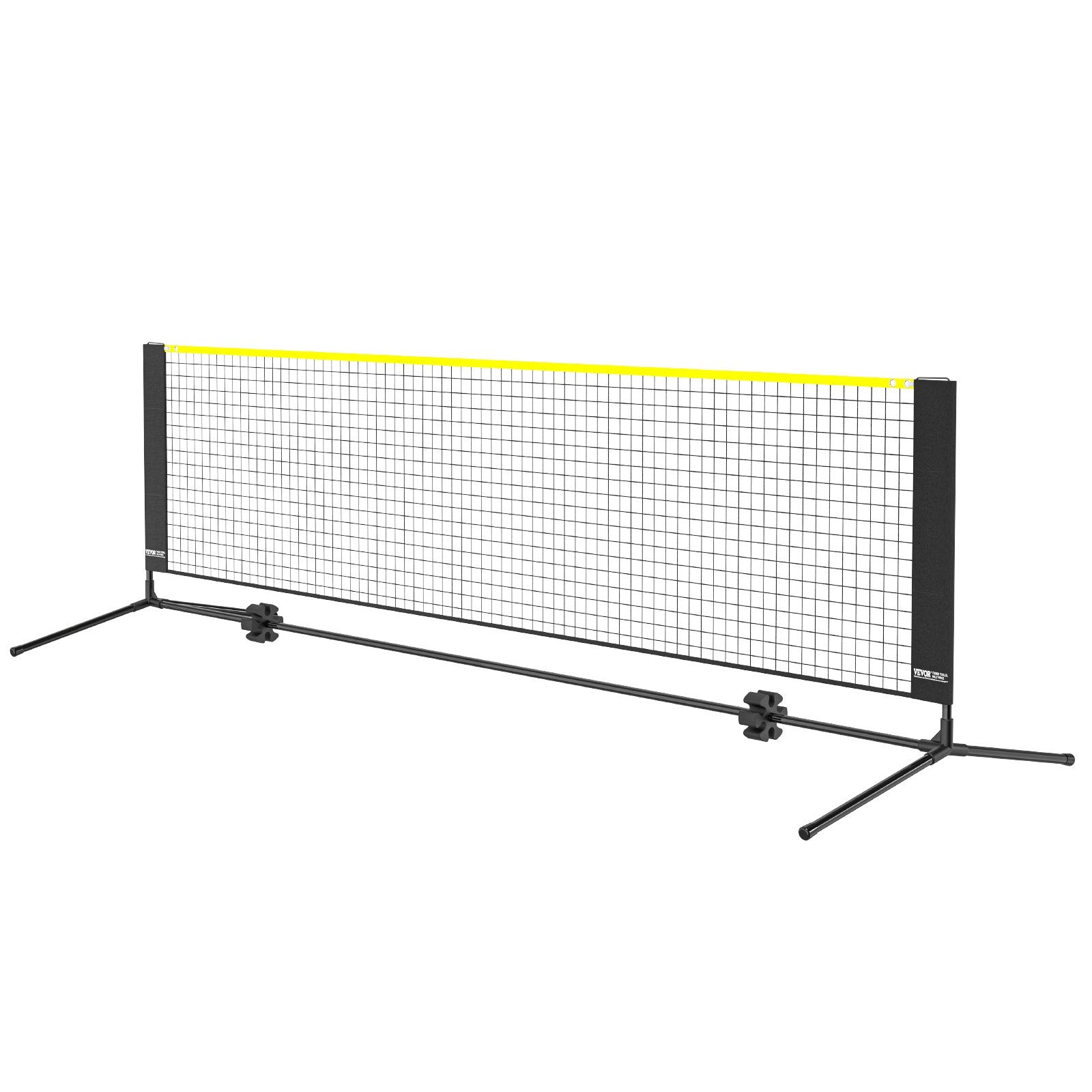 VEVOR Badminton Net, Height Adjustable Volleyball Net, 10ft Wide Foldable Pickleball Net, Portable Easy Setup Tennis Net Set with Poles, Stand and Carry Bag, for Kids Backyard Game Indoor Outdoor Use