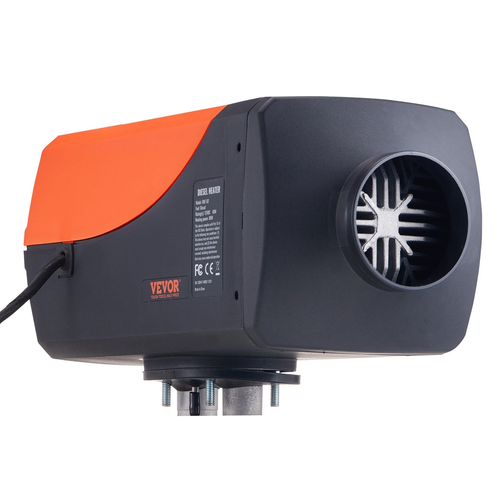VEVOR Bluetooth App Control Diesel Air Heater, 12V 5KW Diesel Heater with Automatic Altitude Adjustment, Remote Control and LCD, Diesel Parking Heater for RV Trailer Camper Van Boat And Indoors