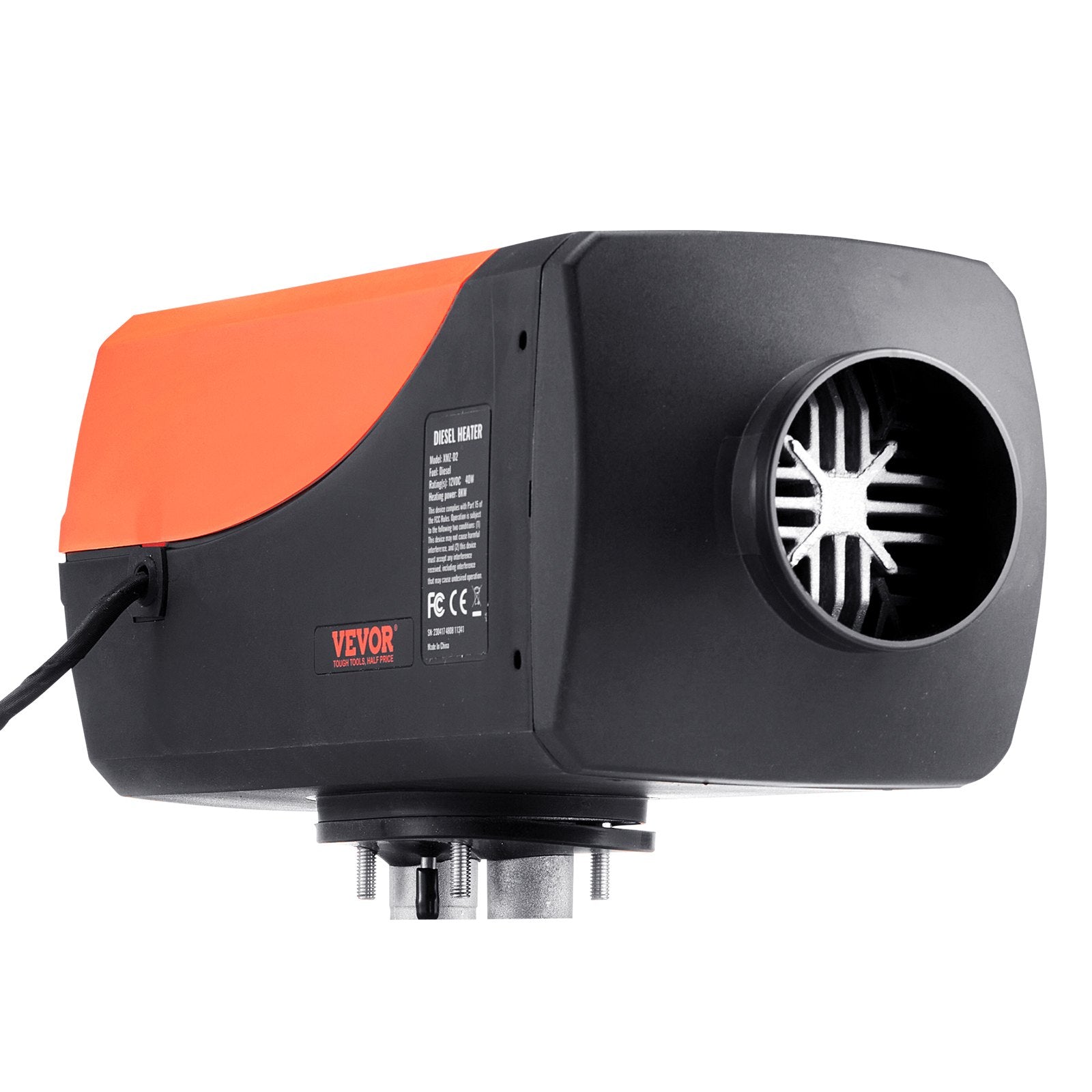 VEVOR Bluetooth App Control Diesel Air Heater, 12V 8KW Diesel Heater with Automatic Altitude Adjustment, Remote Control and LCD, Diesel Parking Heater for RV Trailer Camper Van Boat