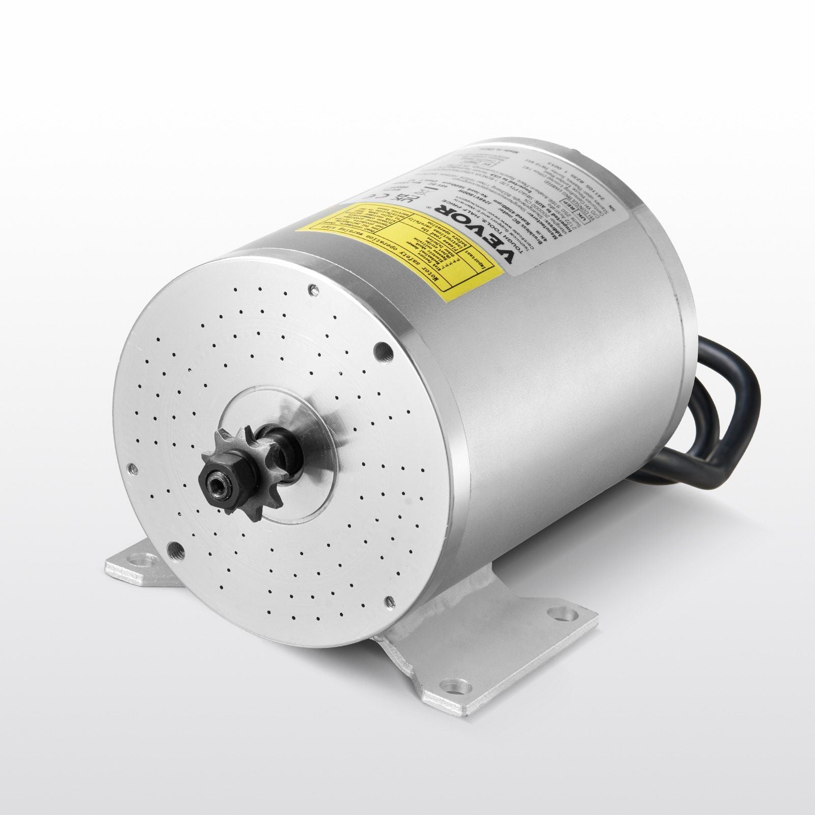 1800W Electric Brushless DC Motor Kit - 48V 4500rpm Motor with Upgraded Speed Controller and Throttle Grip Kit for Go Karts E-Bike Motorcycle Scooter DIY