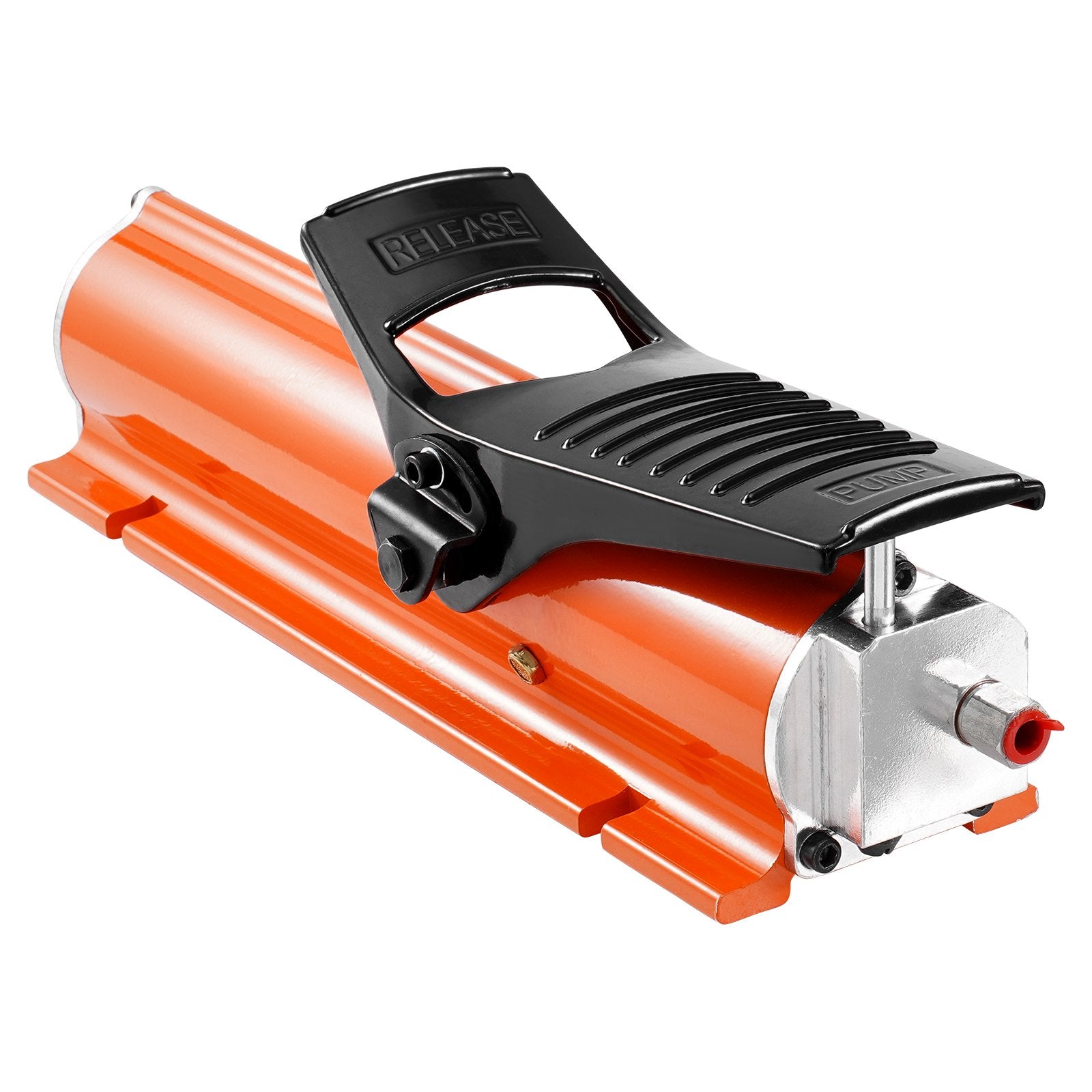 VEVOR 10,000PSI Air Hydraulic Pump, 0.18 Gal Reservoir, NPT 3/8 In Oil Outlet, NPT 1/4 In Inlet, Metal Shell Air Actuated Treadle Foot Pump, for Precision Industrial Machinery & Aerospace Equipment