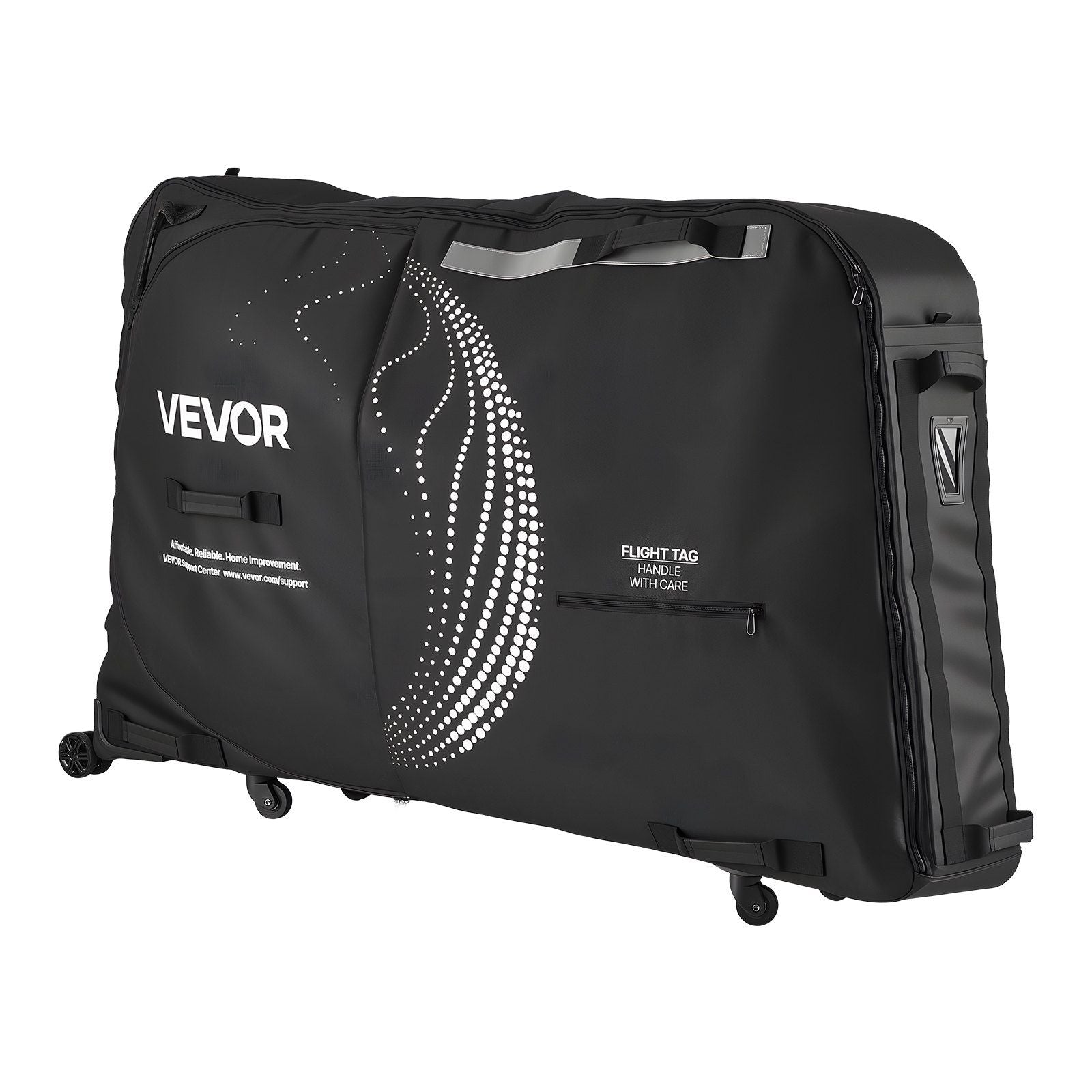 Bike Travel Bag, Transport Universal Bicycle Storage Case Bag with TSA Lock, Support Plates, Protection and Fork Mount Stabilisation, Bicycle Case Max. Wheelbase 130 cm for Airplane, Outdoor Use