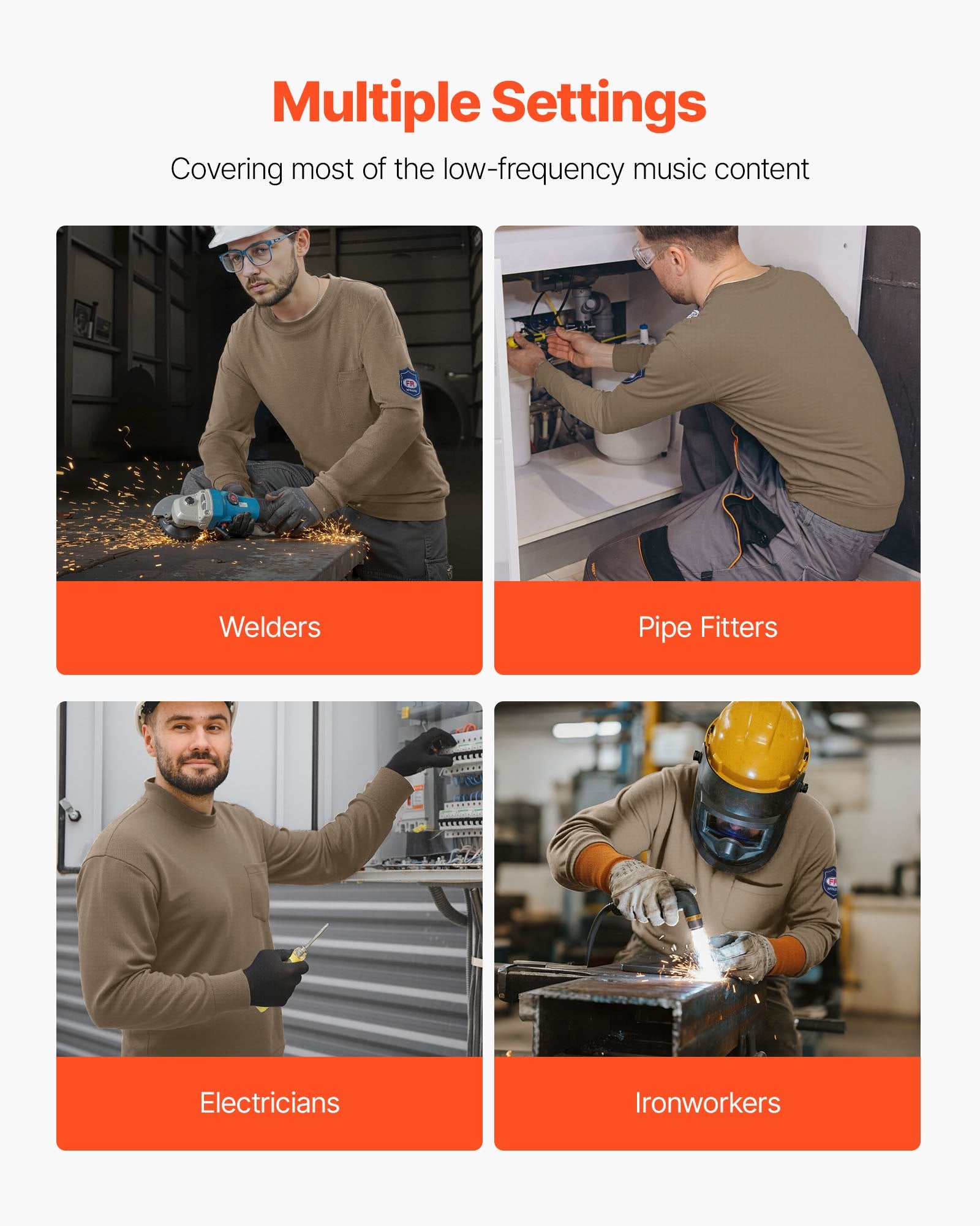 VEVOR FR Shirts, Flame Resistant Long Sleeve Clothing Lightweight 7 oz Breathable Cotton, Men's Fire Retardant Work Shirt with Pre-shrink Treatment & Pocket, for Welders,Electricians,Gray XL