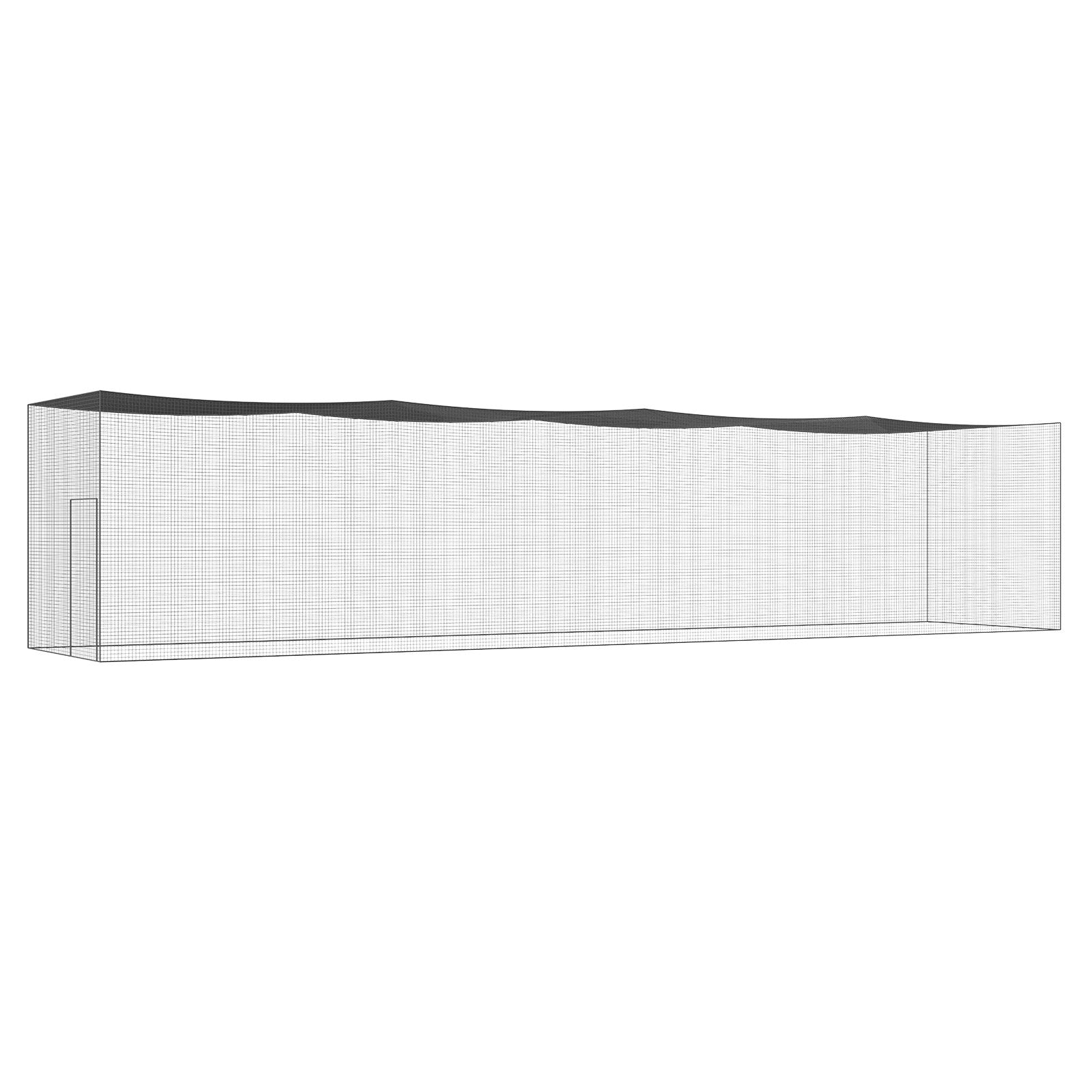 VEVOR Baseball Batting Netting, Professional Softball Baseball Batting Hitting Training Net, Practice Portable Pitching Cage Net with Door & Carry Bag, Heavy Duty Enclosed PE Netting,1676CM (NET ONLY)