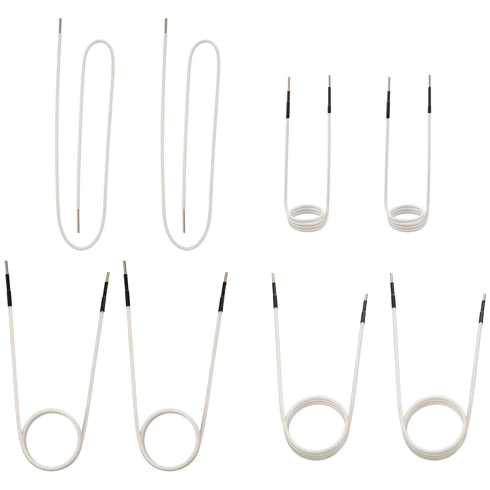 Induction Heater Inductor Coil Kits, Magnetic Mini Induction Heater Kit, Flameless Heat Accessories 8pcs, Heat Resistant Induction Heater Tool with Flexibility For Removing Rusty Bolts and Nuts