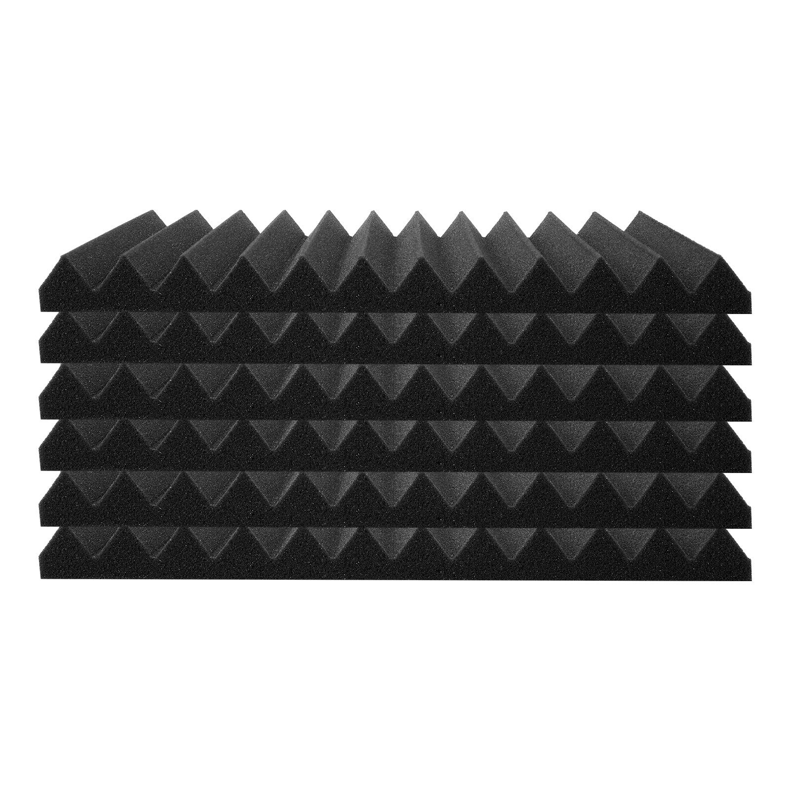 VEVOR Acoustic Foam Panels 48 Pack 12 x 12 x 1 in Adhesive for Wall Ceiling
