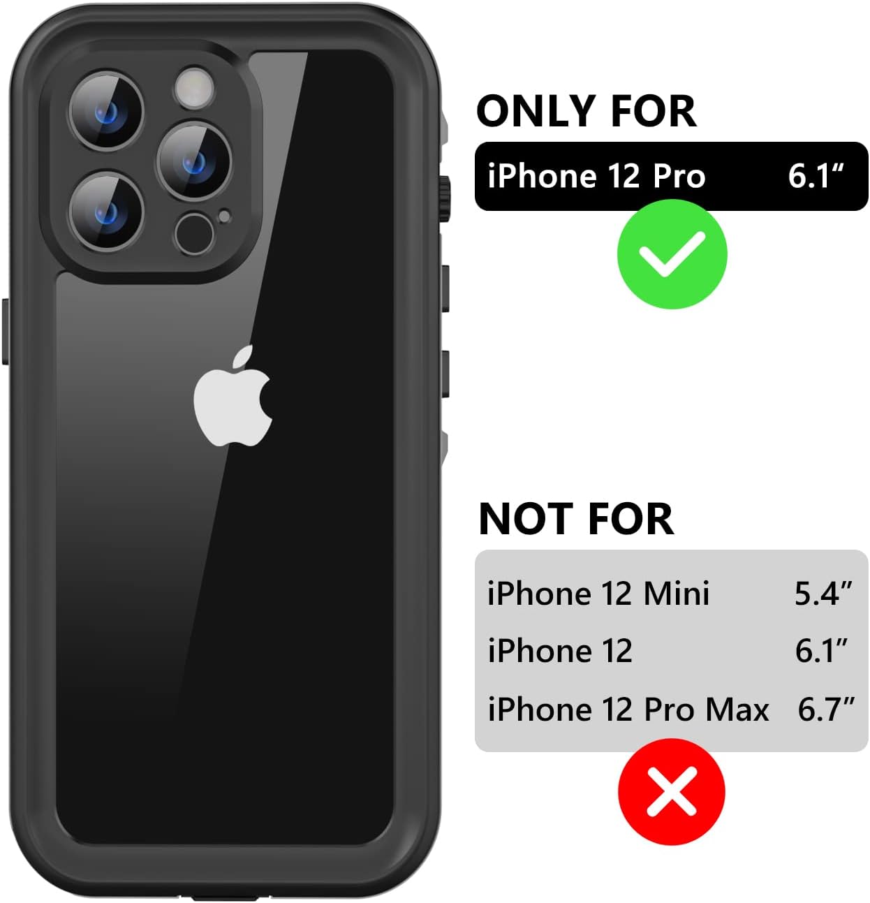 iPhone 12 Pro Waterproof Case