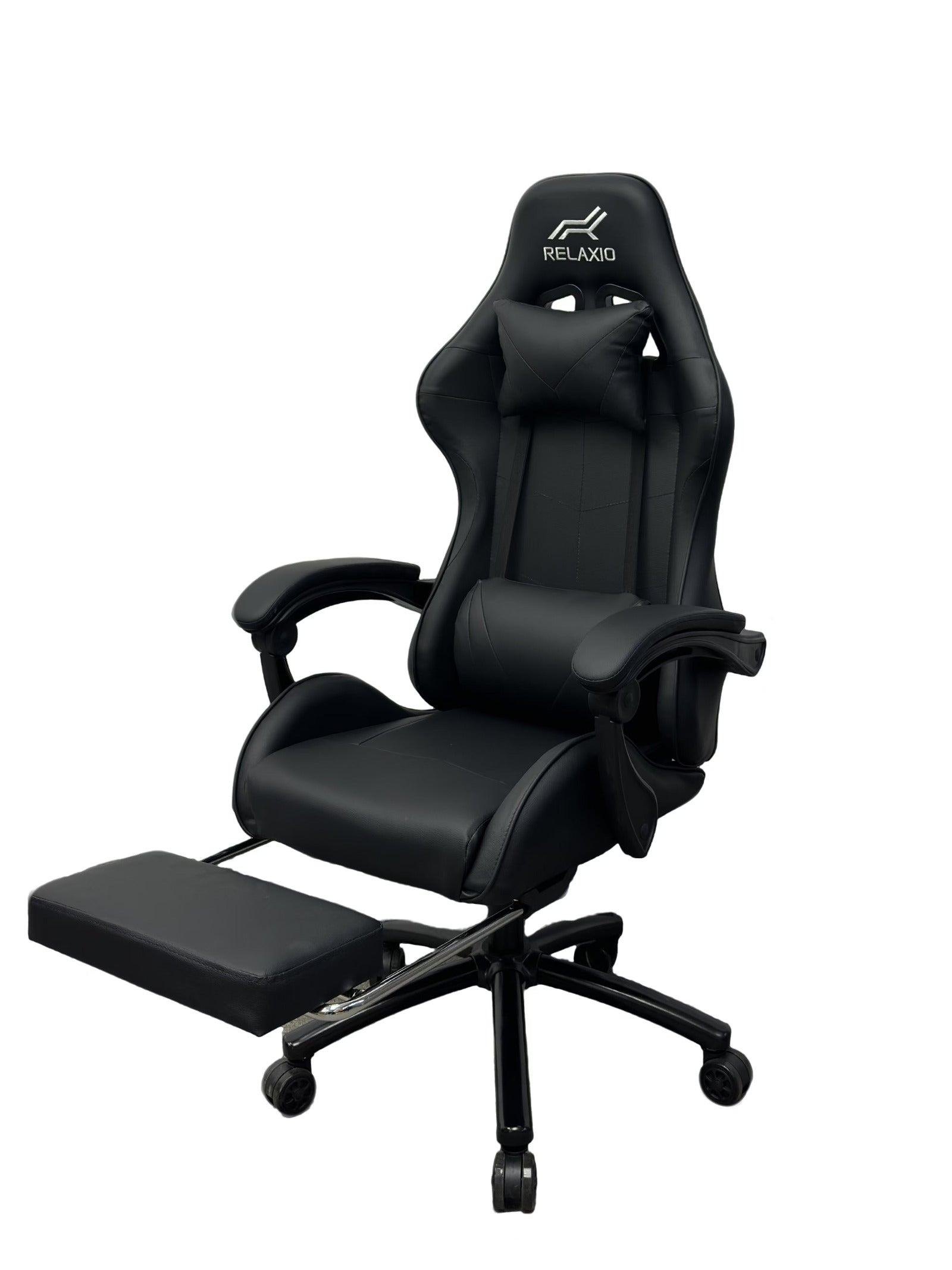 Gaming Chair With Headrest and Foot Rest - Pink