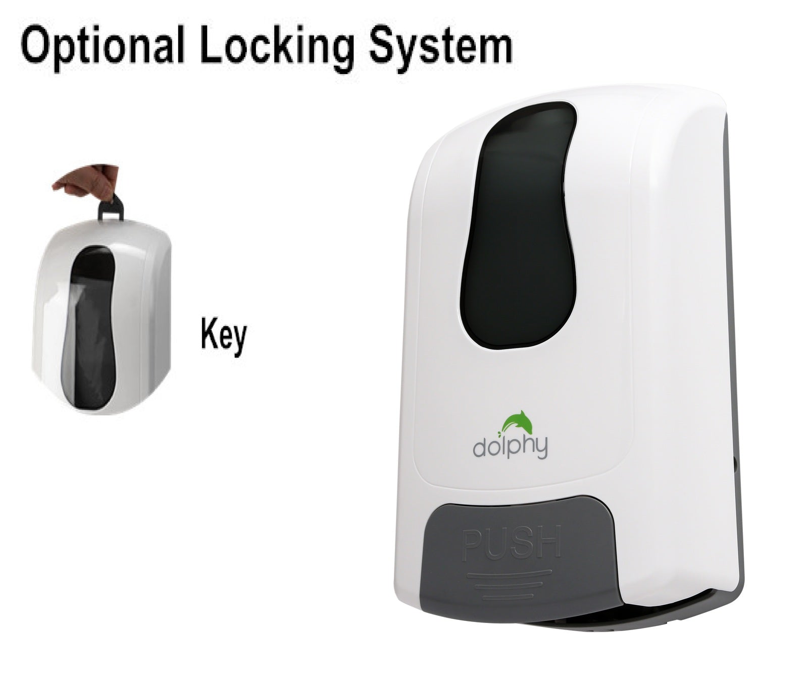 Manual Soap-Sanitiser Dispenser 1000ML - White