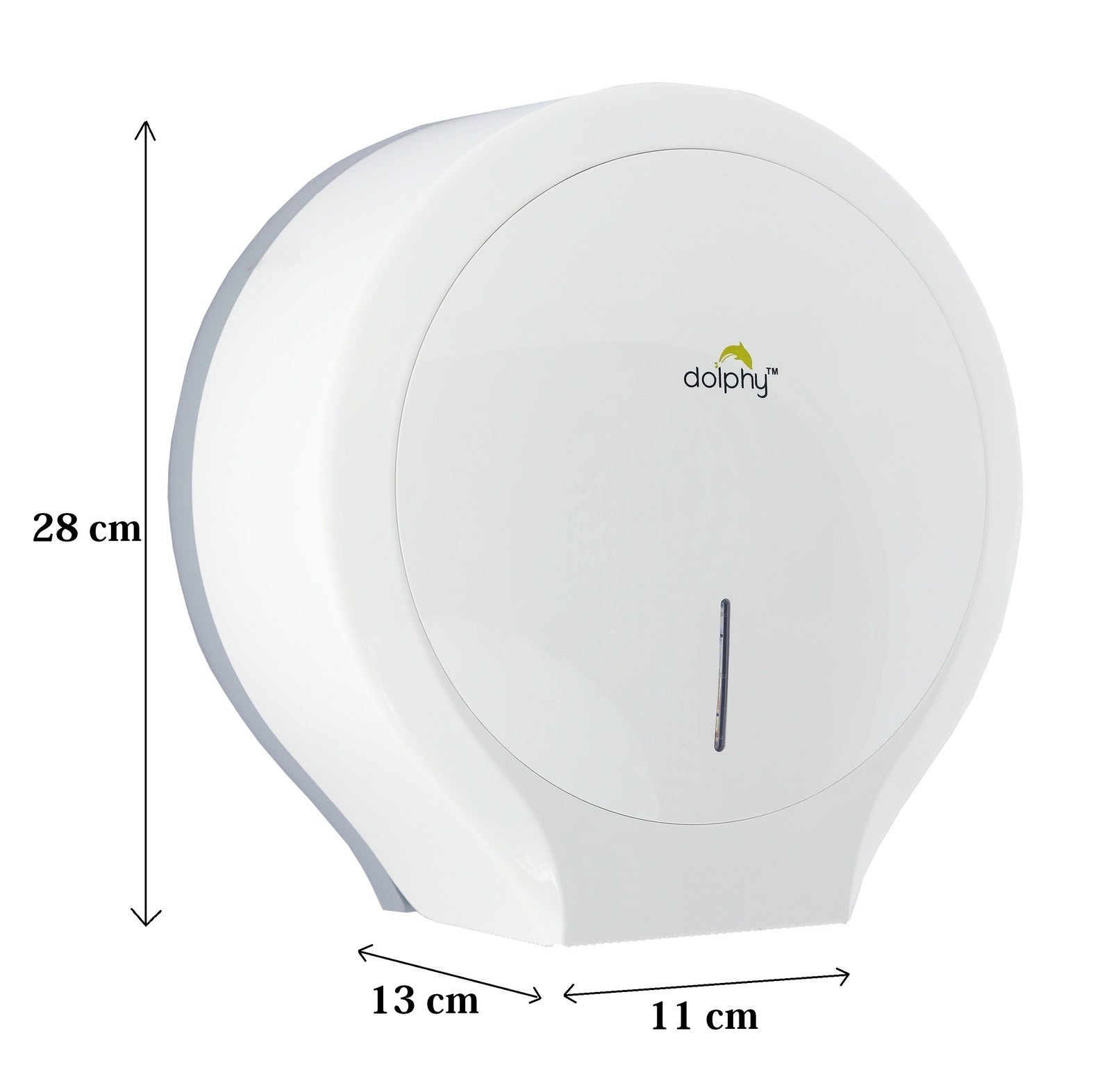 CLASSIC Jumbo Toilet Paper Roll Dispenser - White