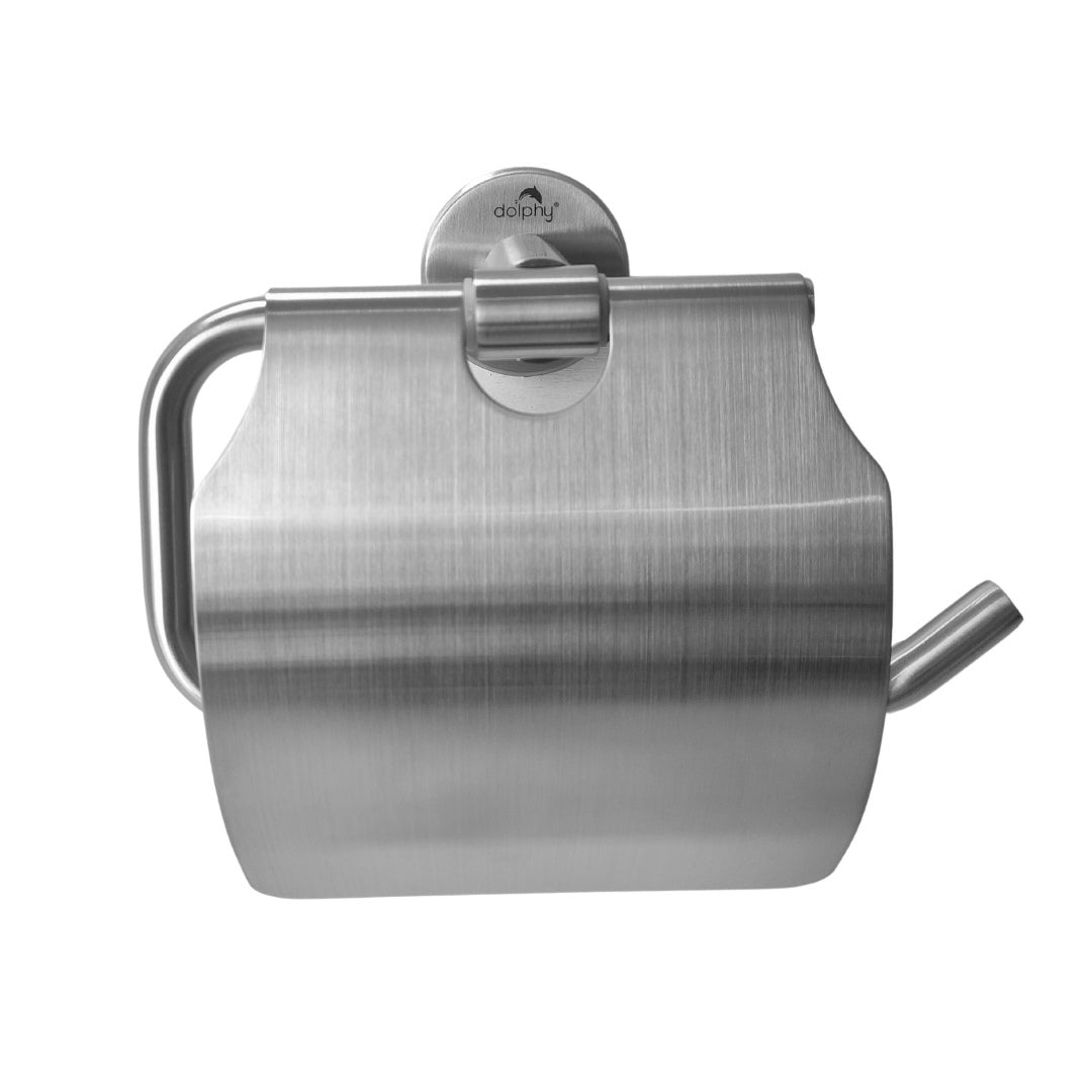 Stainless Steel Toilet Roll Holder with Cover