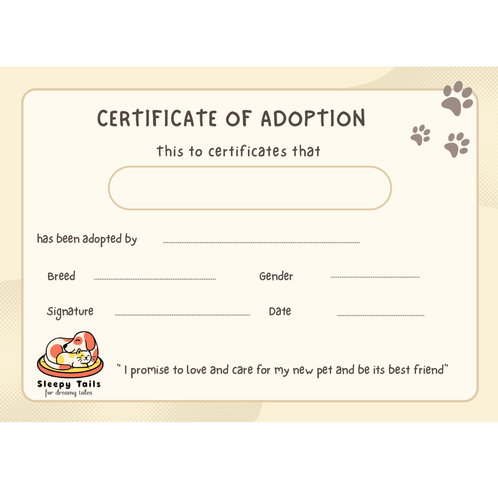 Sleepy Tails - Mother and Baby - Golden Retriever