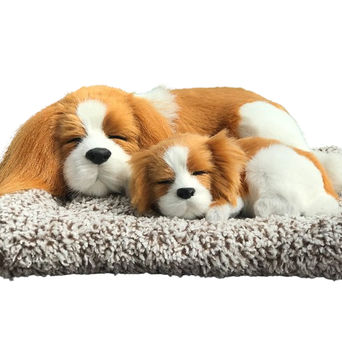 Sleepy Tails - Mother and Baby - King Charles Spaniel