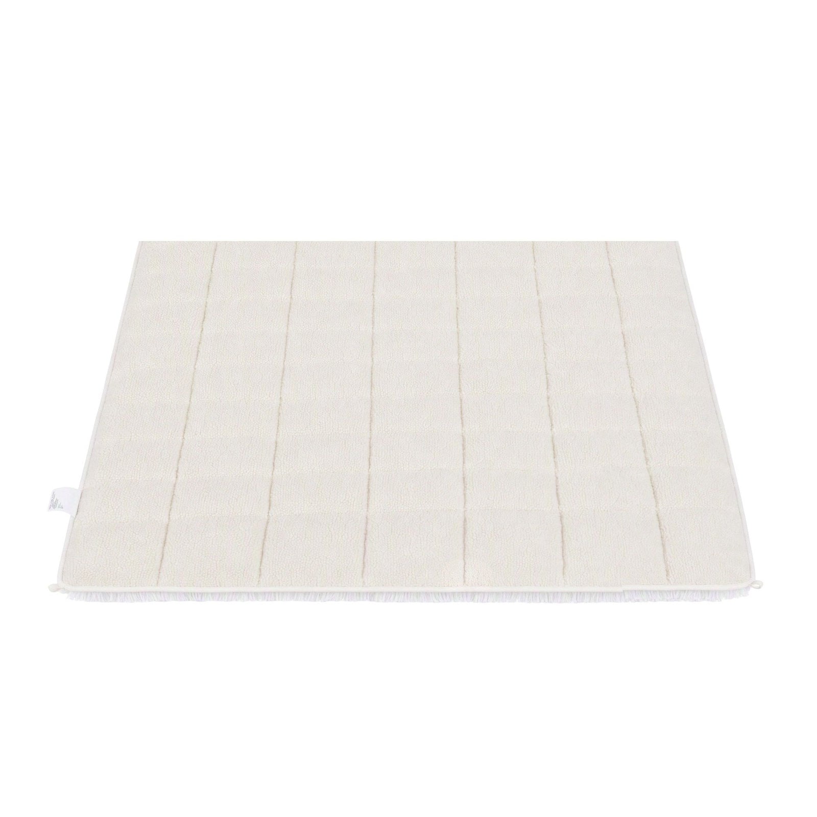 Giselle Faux Fur Weighted Blanket 2 Sided Long Pile Sherpa Reverse Cream 6.8KG 120 x 180cm