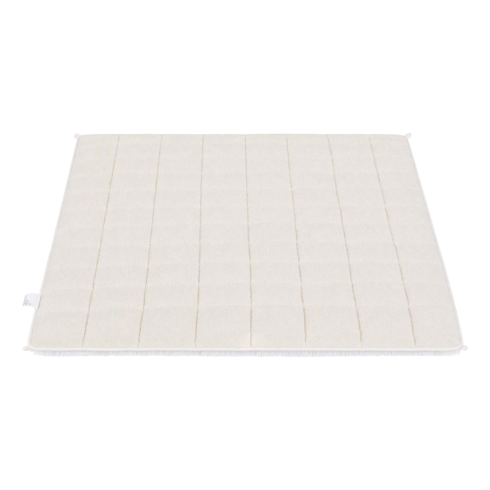 Giselle Faux Fur Weighted Blanket 2 Sided Long Pile Sherpa Reverse Cream 11KG 152 x 203cm