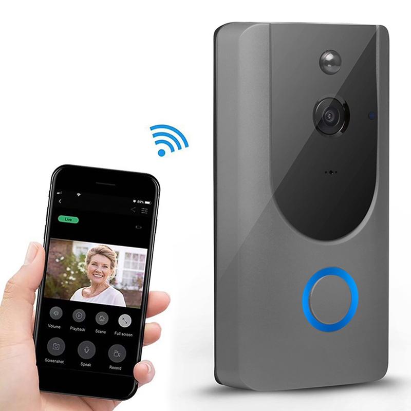 Smart Wifi Video Doorbell With Night Vision - Remote Monitoring-1915196544722800641
