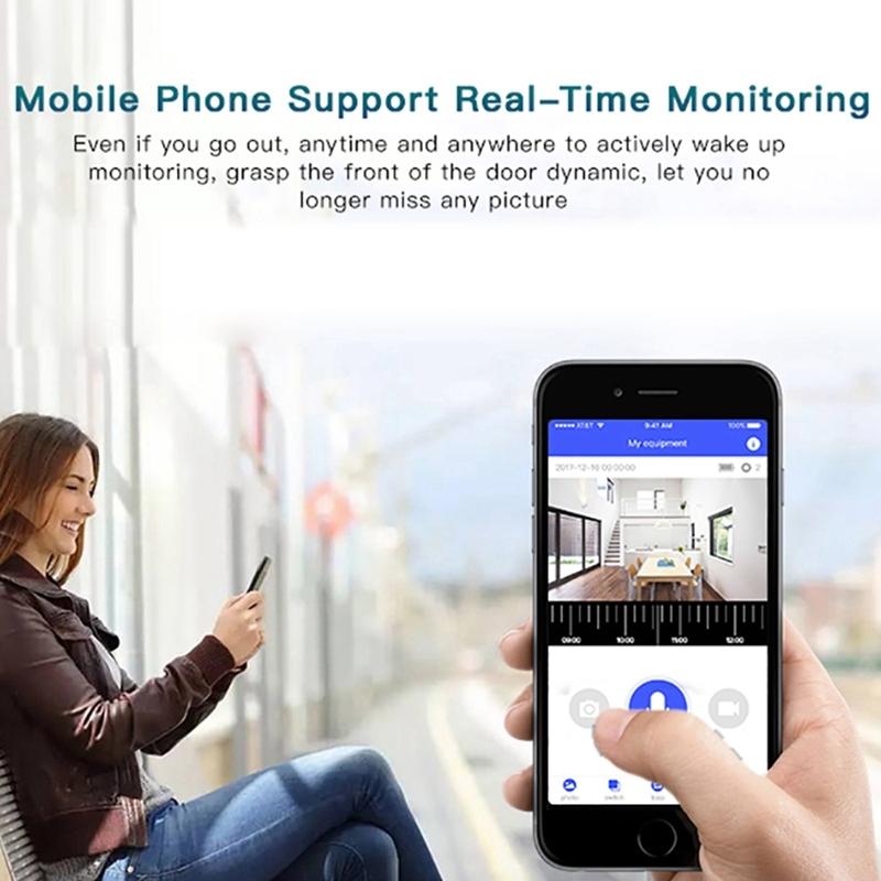 Smart Wifi Video Doorbell With Night Vision - Remote Monitoring-1915196689908633603