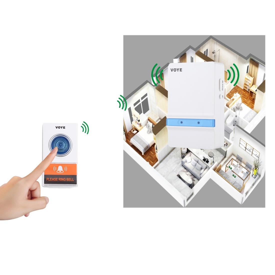 Home Music Remote Control Wireless Doorbell With 38 Polyphony Sounds White-1915196634195693577