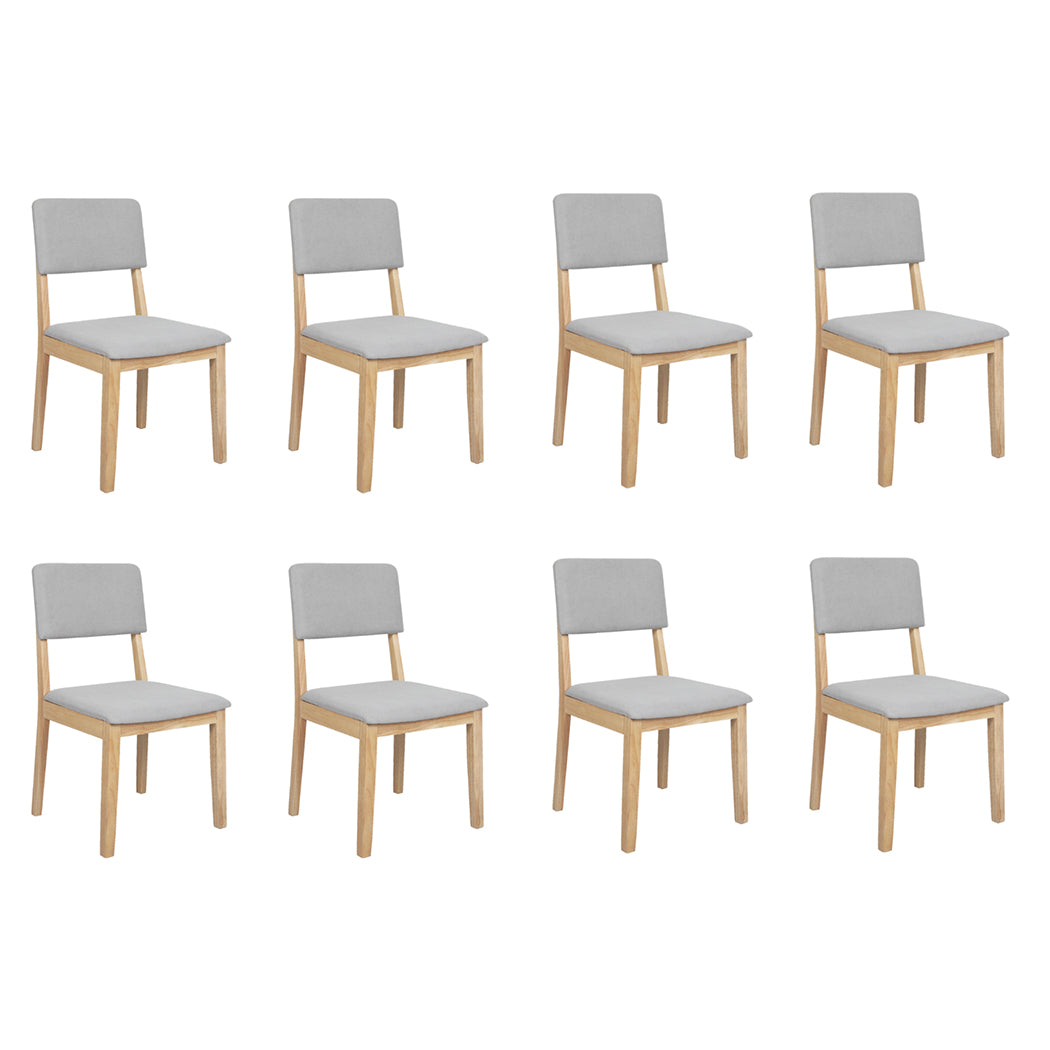 Levede Dining Chairs 8 Upholstered Kitchen Chair-1973193571037220864