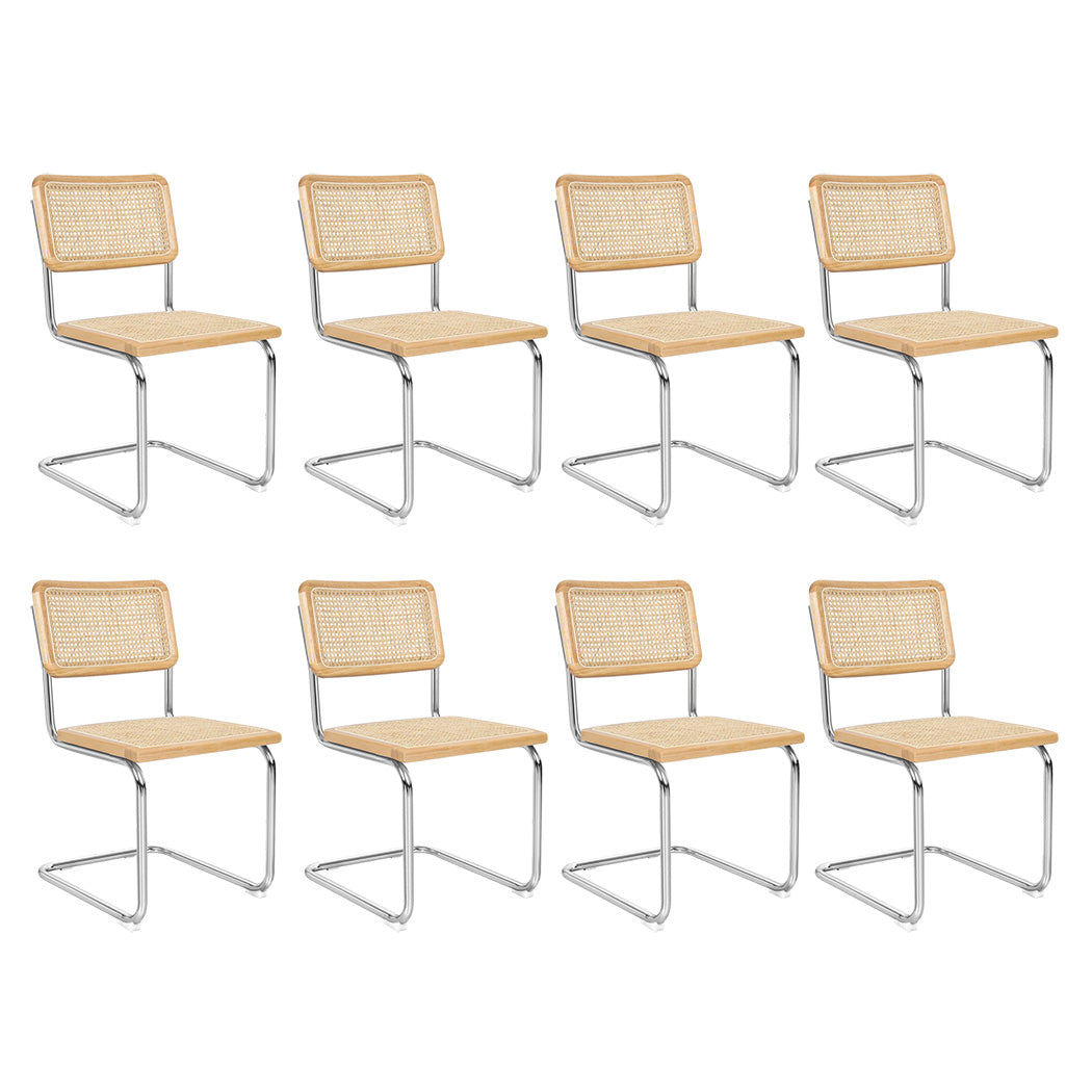 Levede 8x Rattan Chair Dining Chairs-1973193567035854848