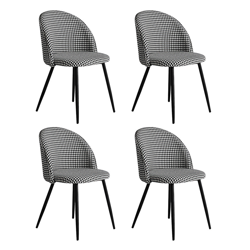 Levede 4x Dining Chairs Kitchen Cafe-1973193555136614400