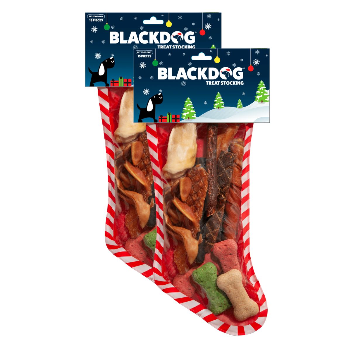 2x Blackdog 15pc Christmas Stocking-1973193591975186432