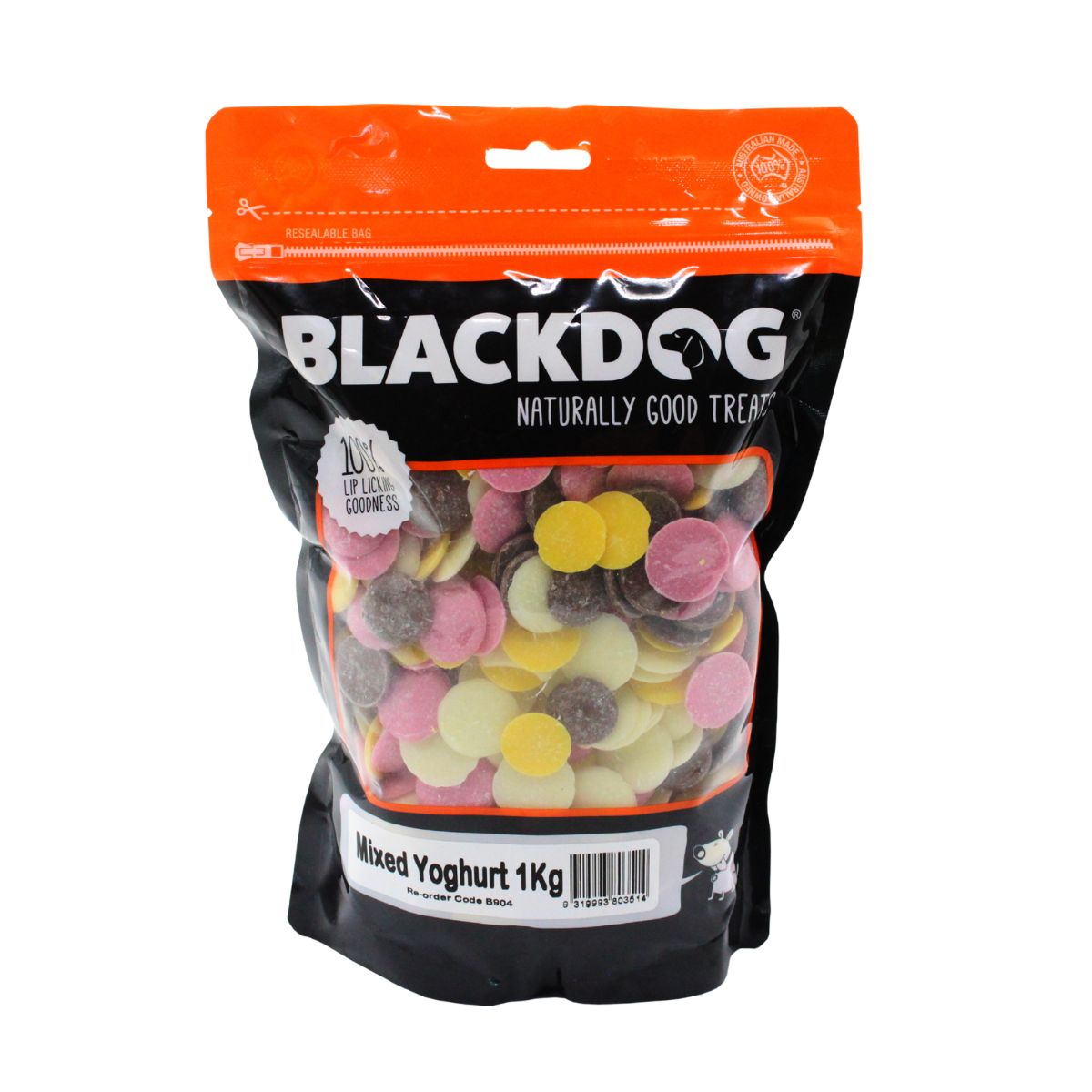 Blackdog Mixed Yoghurt Drops 1kg-1973193589848674304