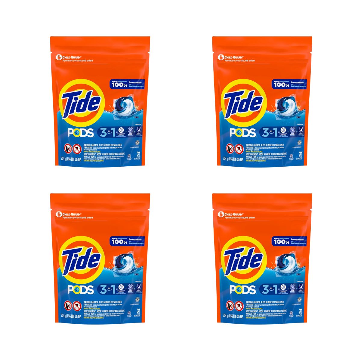 Tide 3in1 124 Clean Breeze Laundry Pods-1973194179286798336