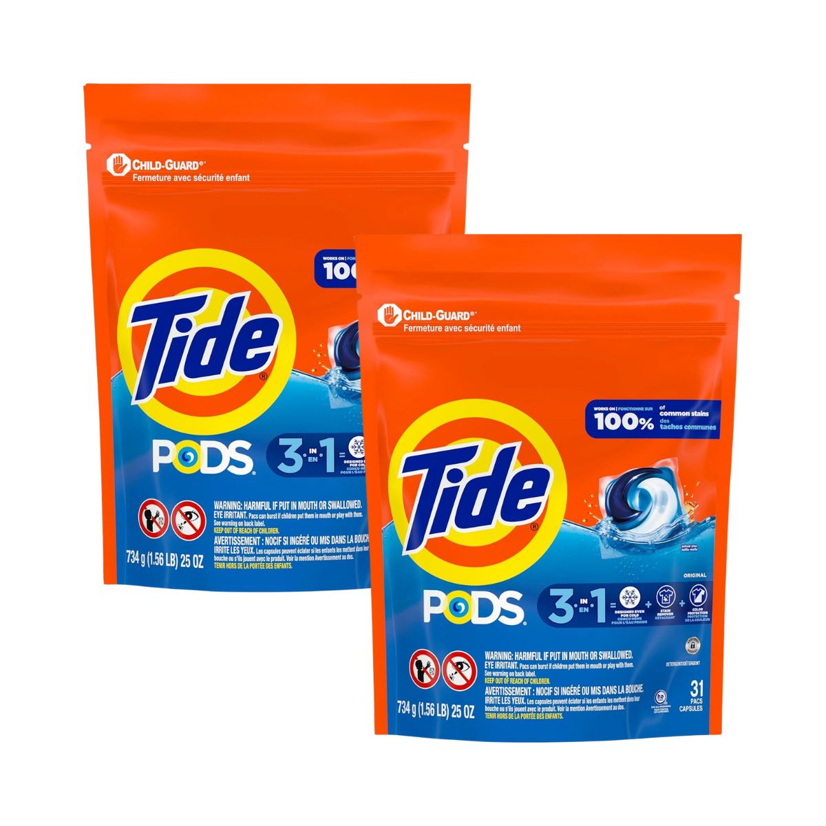 Tide 3in1 62 Clean Breeze Laundry Pods-1973194178951254016