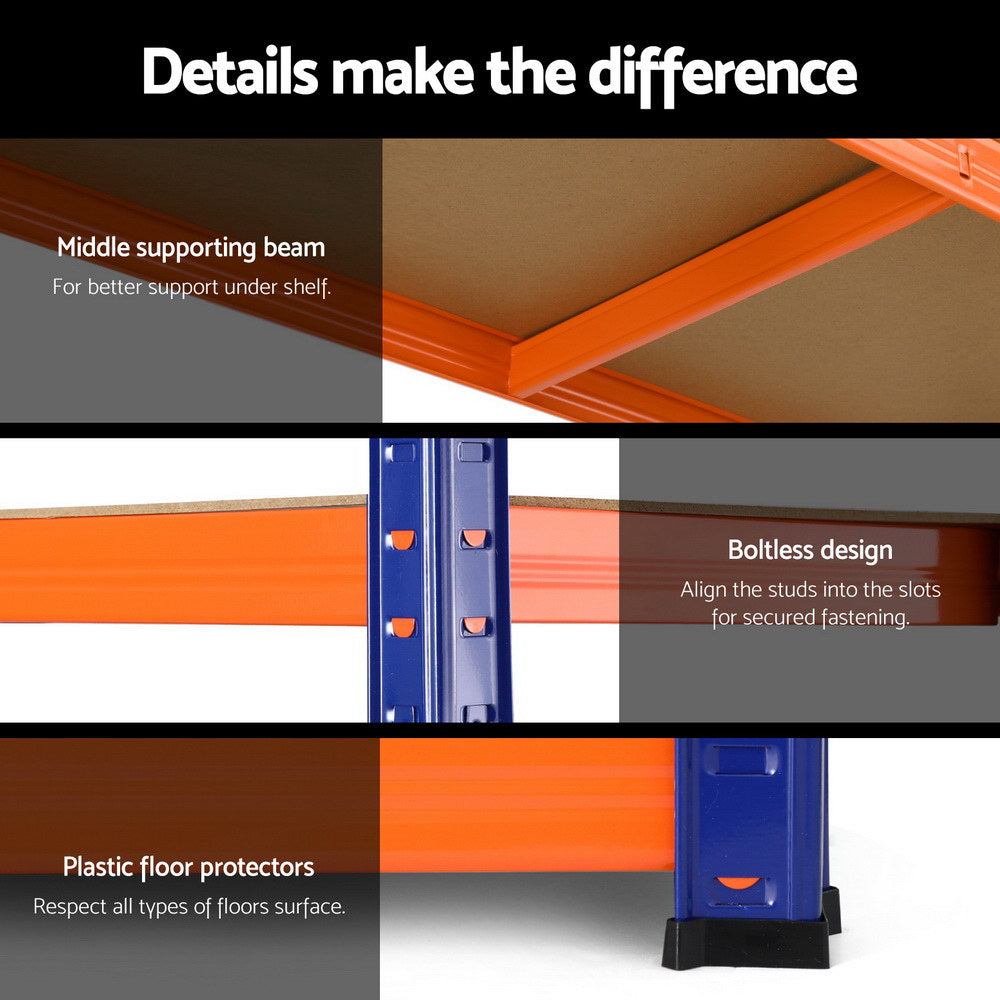 3 x 1.8M Giantz Garage Shelving Warehouse Rack