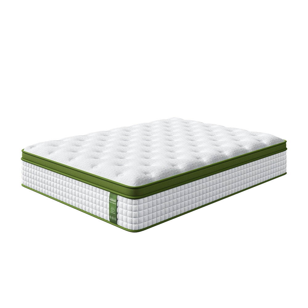 BedStory Queen Mattress 34cm Medium- Hybrid Mattress for Pressure Relief Motion Isolation
