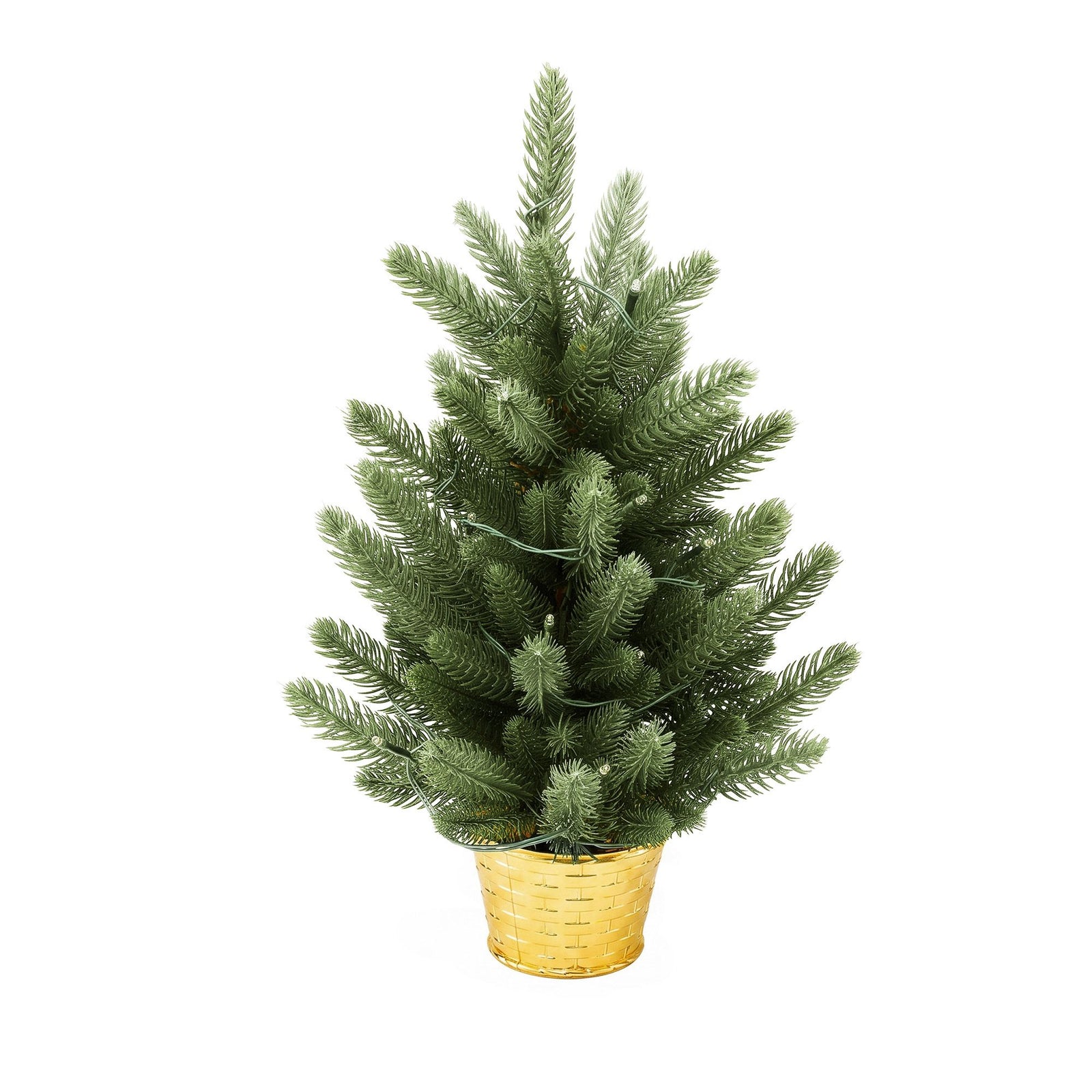 Jingle Jollys 45cm Artificial Christmas Tree Mini Christmas Tree Warm Light