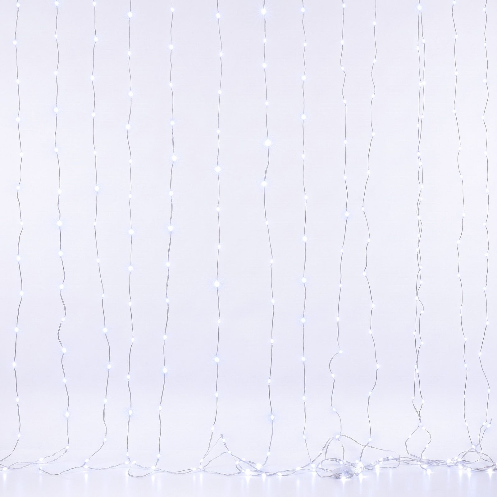 Jingle Jollys 3X3M Christmas Lights Curtain String Light 300 LED Cool White