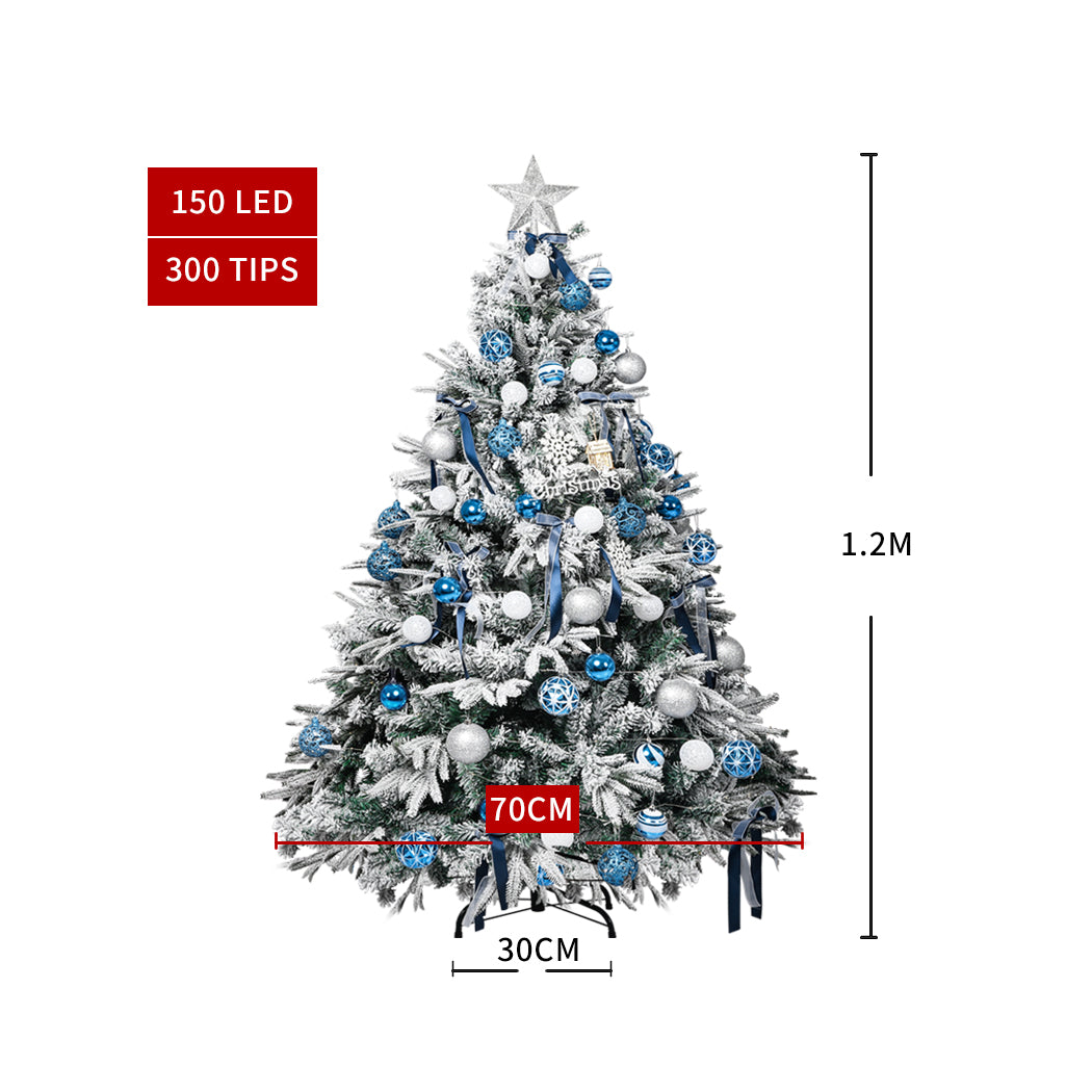 Santaco Christmas Tree 1.2M 4Ft Fairy 1.2 Meter-1919892824015376386