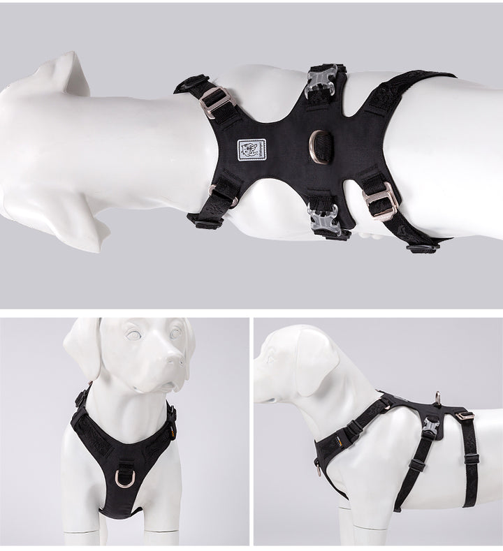 Whinhyepet Dog Harness - Black, S-1962324894511403011